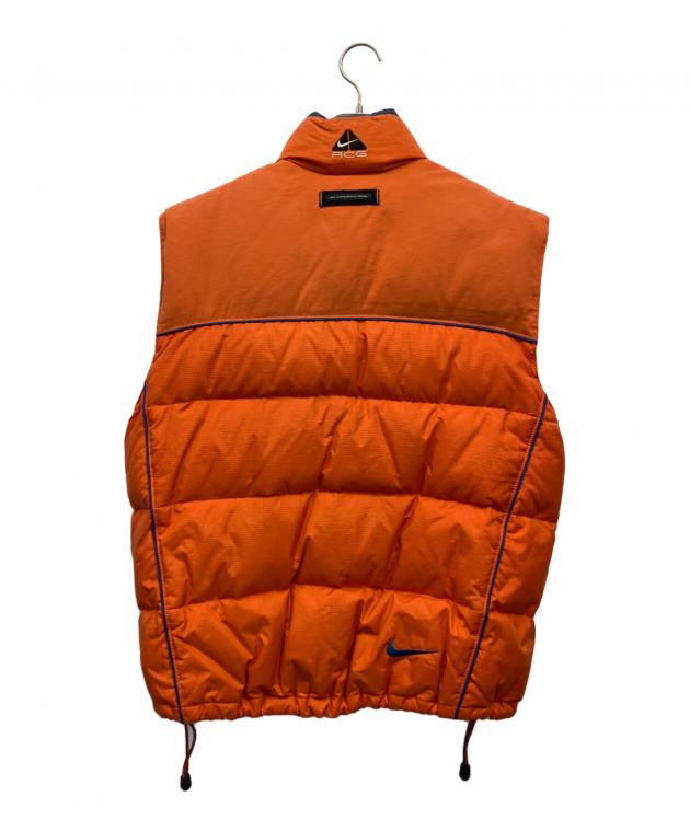美品 ACG ダウンベスト オレンジ Lサイズ 中古・古着通販】NIKE ACG (ナイキエーシージー) ダウンベスト