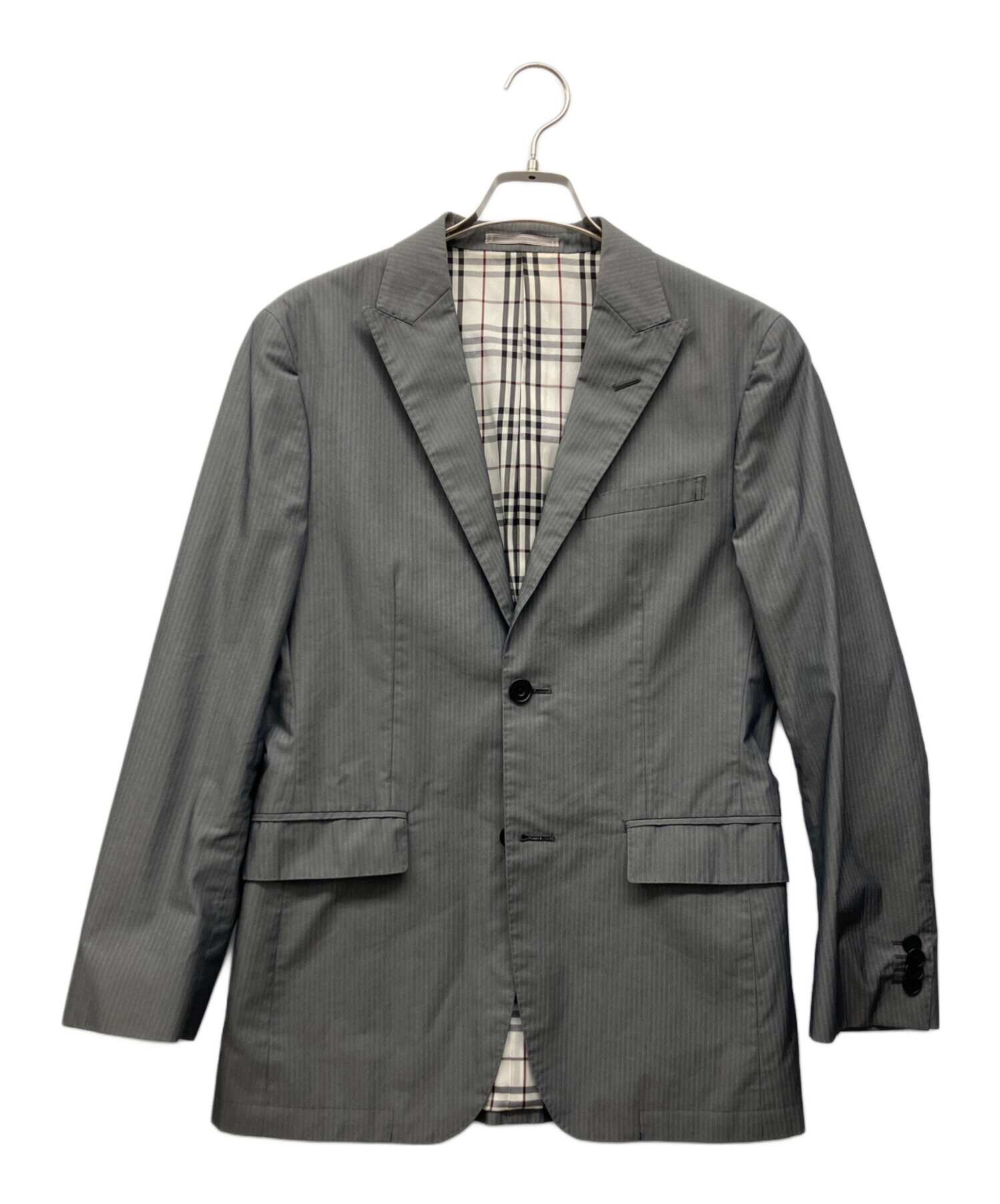 極美品　BURBERRY BLACK LABELモノグラムテーラードジャケットL 極美品 BURBERRY BLACK LABEL テーラードジャケット ブラック - メルカリ