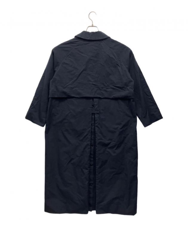 中古・古着通販】YAECA (ヤエカ) ステンカラーコート ネイビー サイズ 