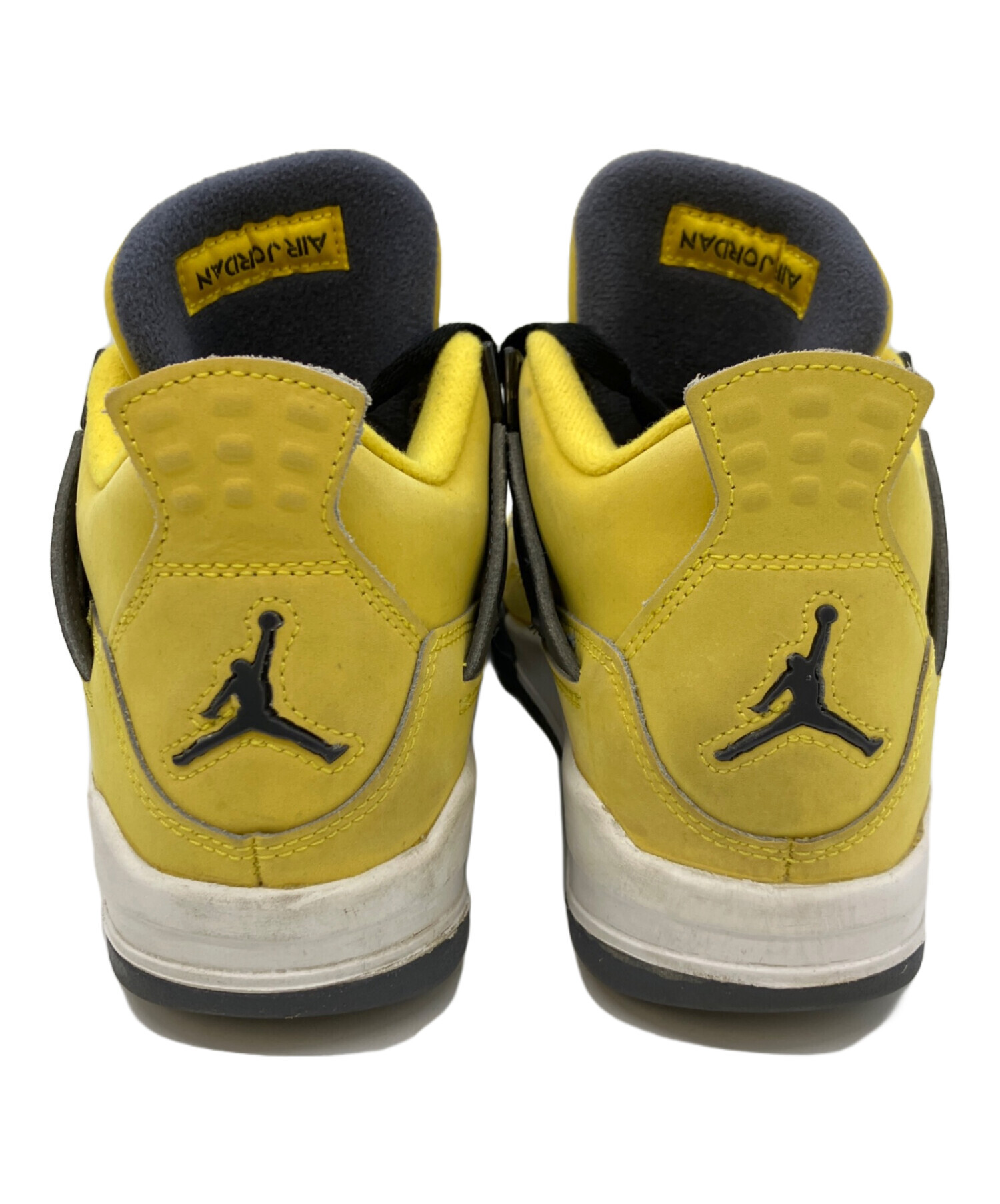 中古・古着通販】NIKE (ナイキ) ハイカットスニーカー イエロー サイズ 