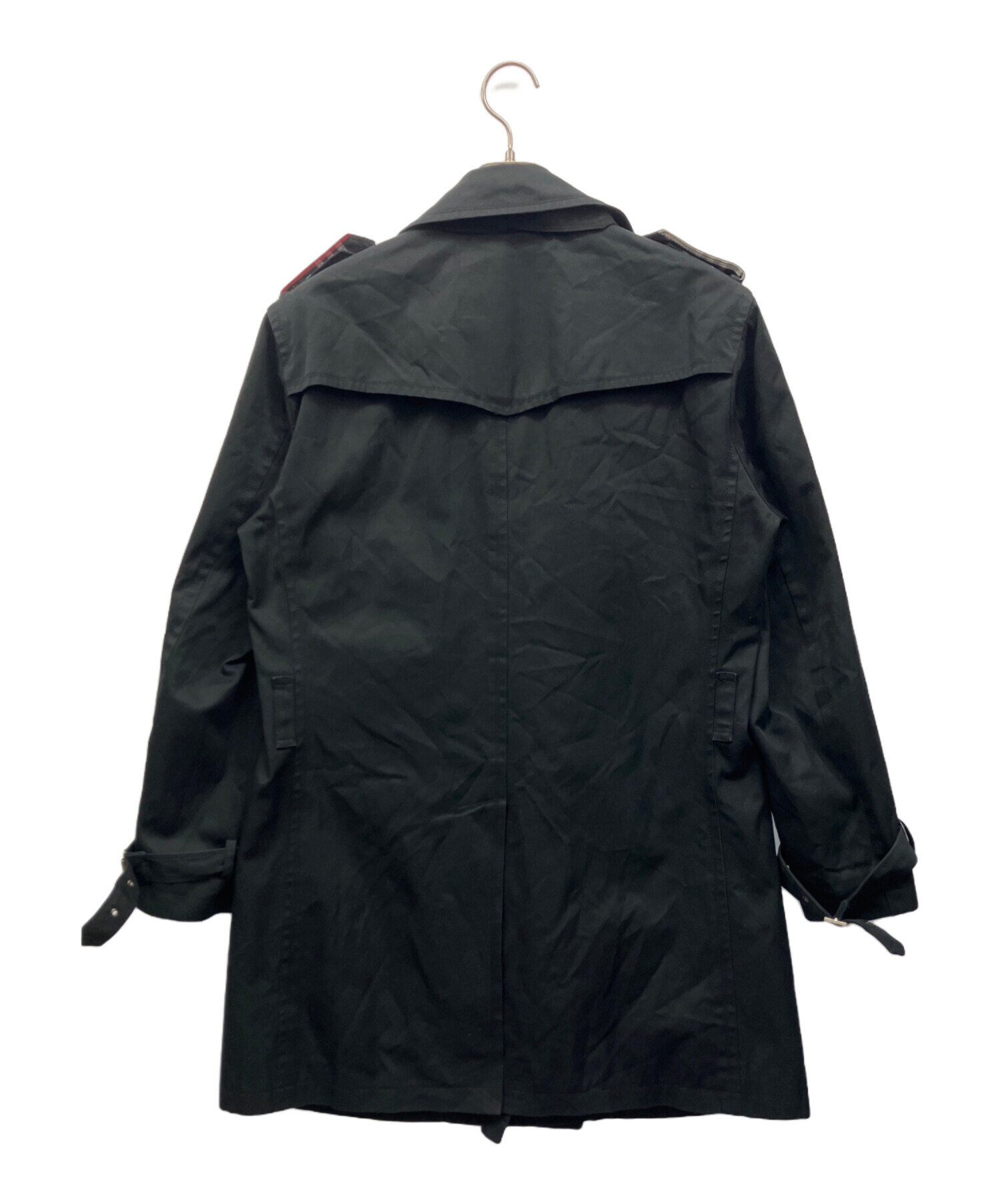 美品　BURBERRY BLACK LABEL モッズコート Lサイズ ブラック 楽天市場】バーバリーブラックレーベル モッズコートの通販