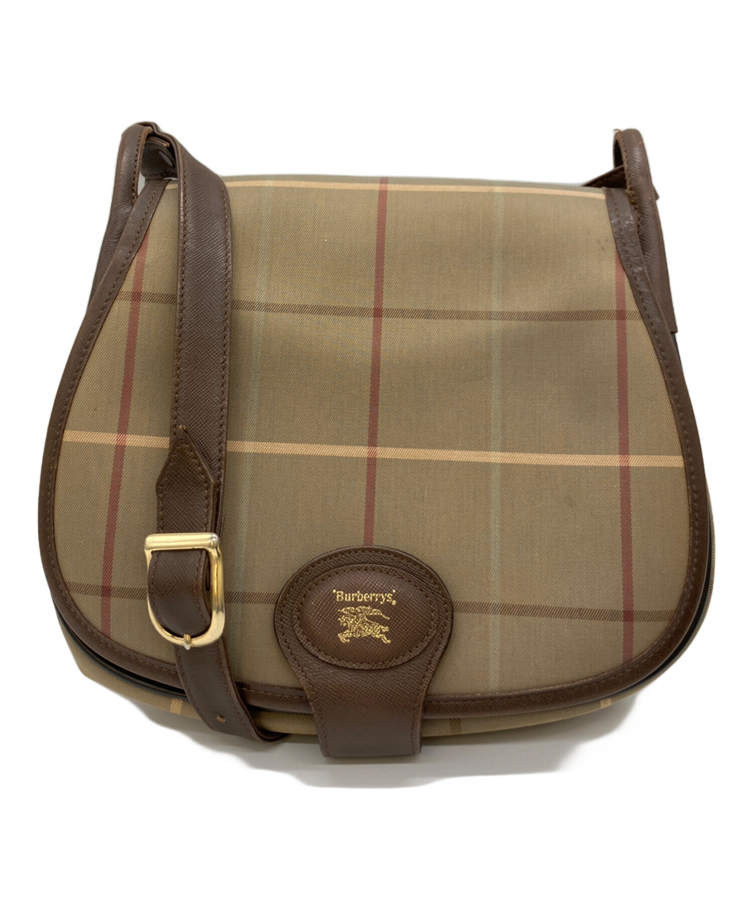 中古・古着通販】BURBERRY (バーバリー) ショルダーバッグ ブラウン