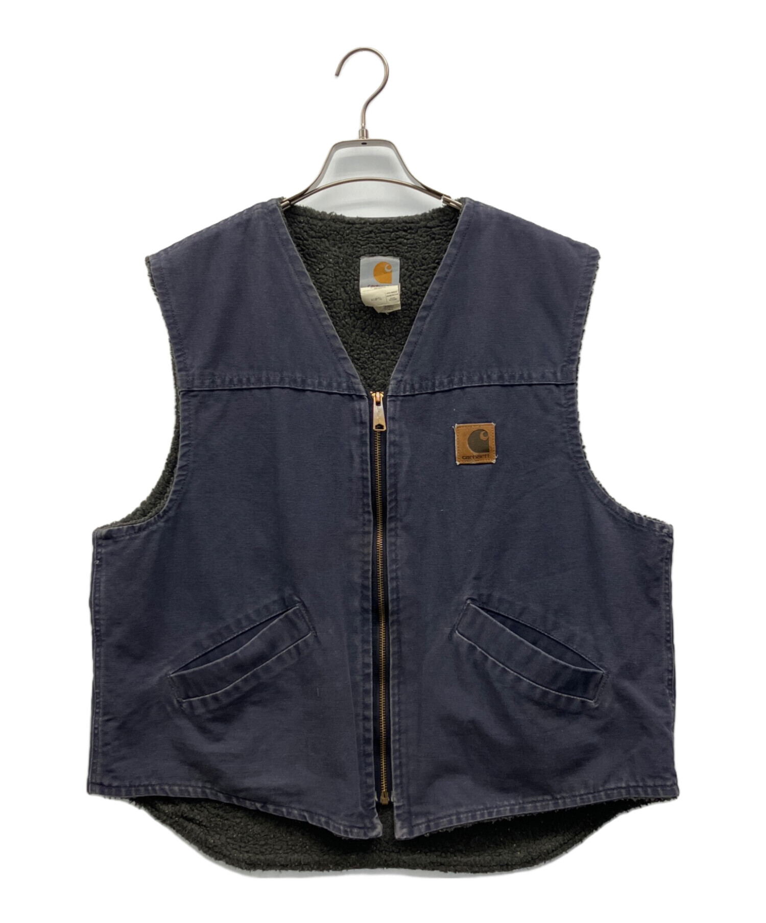 Carhartt カーハート ダック ベスト Vest ネイビー ダックベスト L