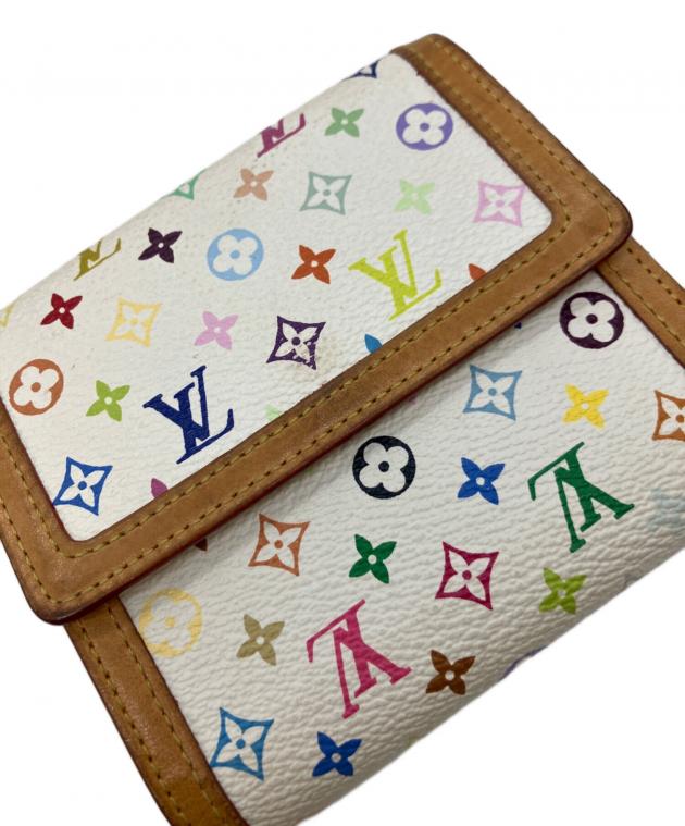中古・古着通販】LOUIS VUITTON (ルイ ヴィトン) 3つ折り財布 ホワイト