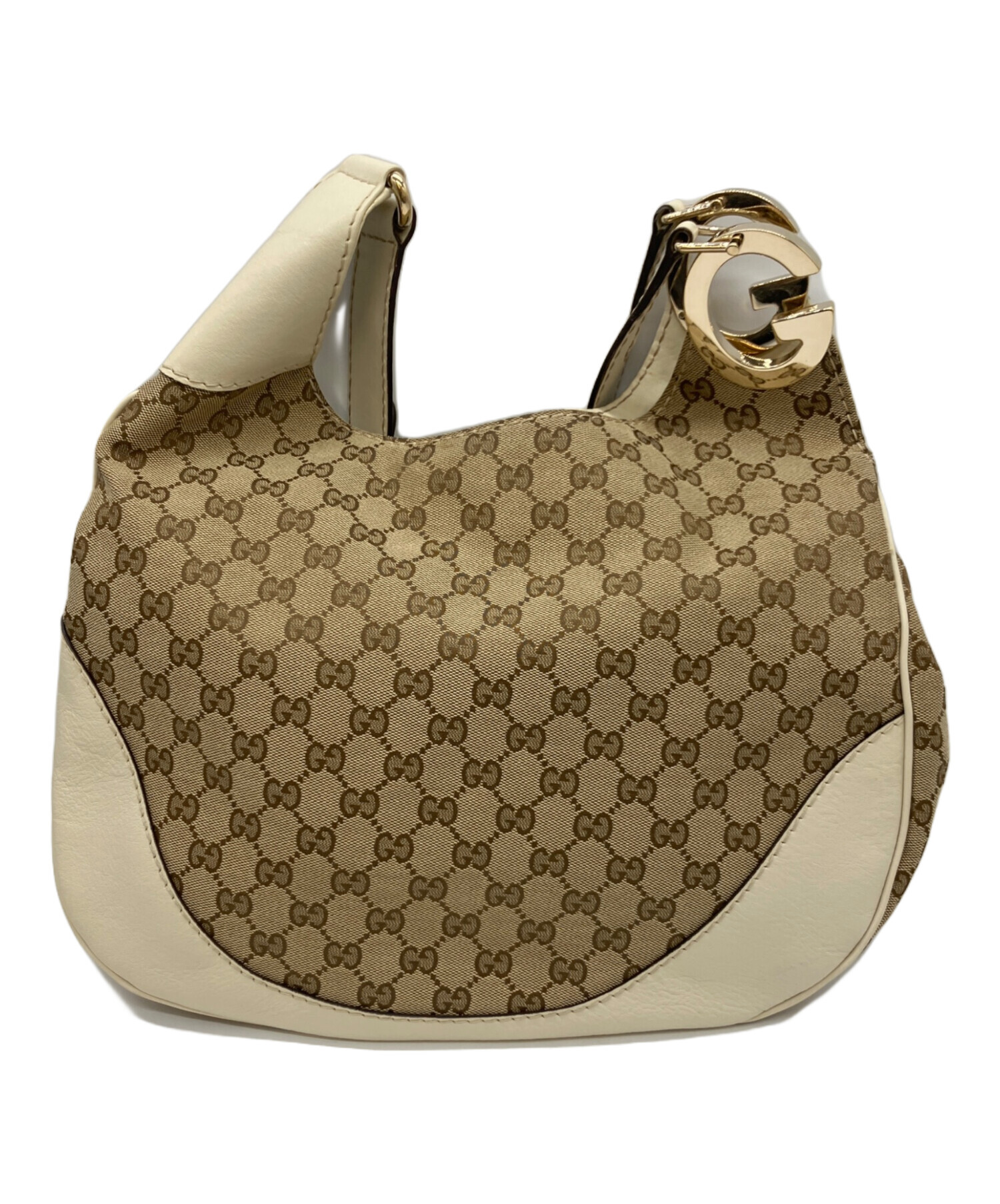 中古・古着通販】GUCCI (グッチ) ショルダーバッグ アイボリー 