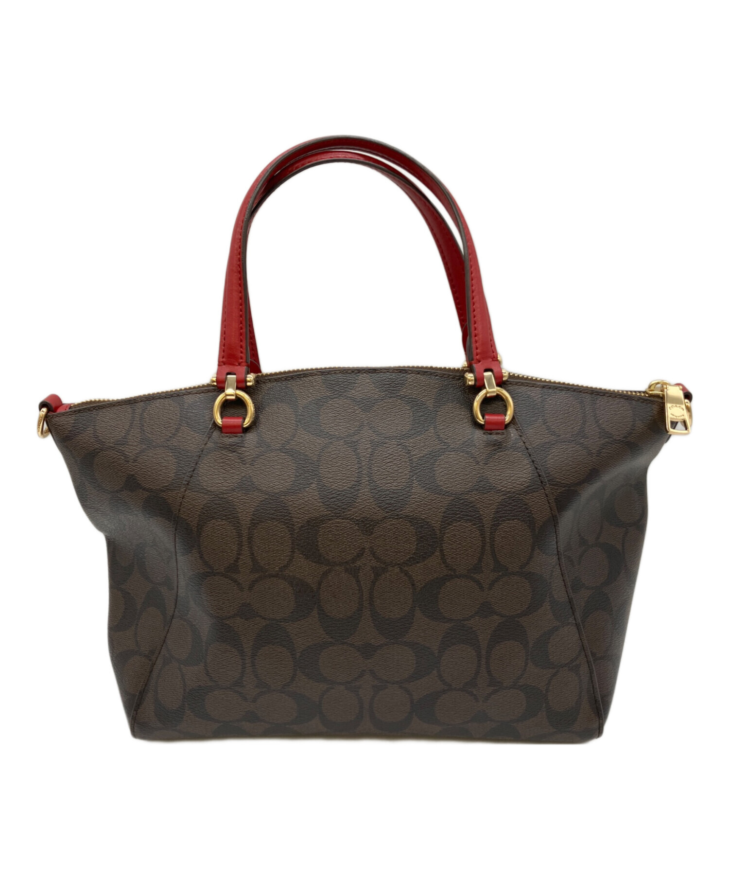 COACH 2WAY レザーバッグ　ブラウン COACH（コーチ） 2WAYバッグ - ブラウン レディース : ZOZOTOWN Yahoo