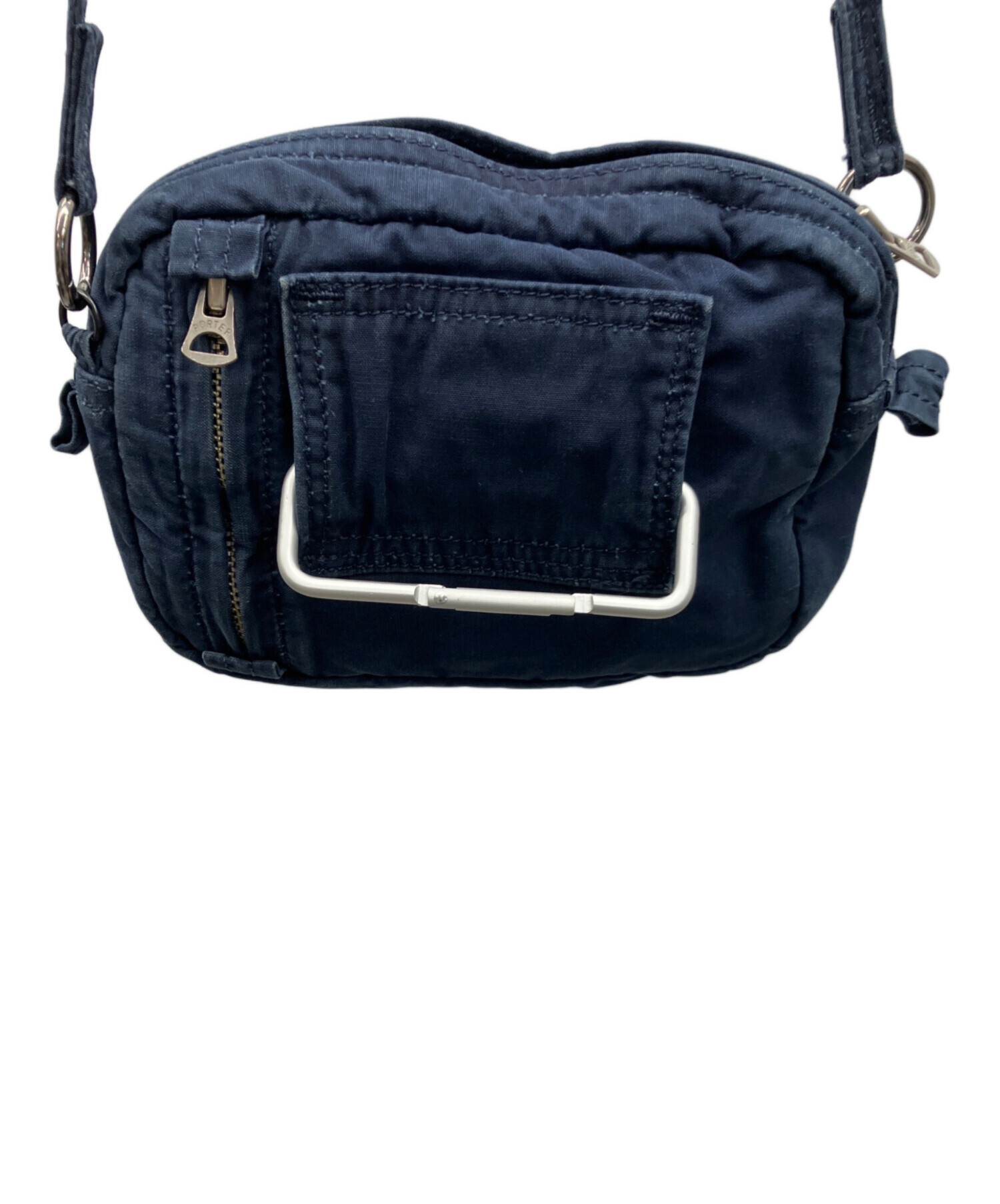 中古・古着通販】PORTER (ポーター) ショルダーバッグ ネイビー 中古・古着通販】PORTER (ポーター) ショルダーバッグ ネイビー
