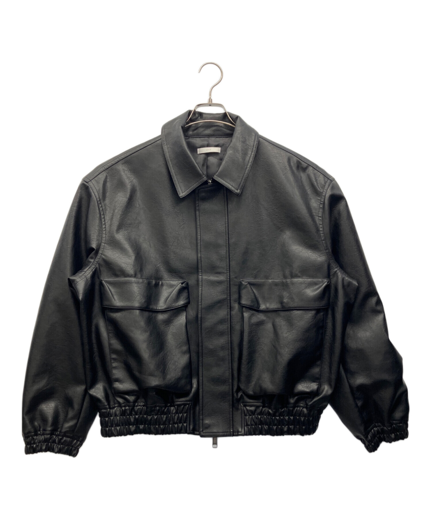 中古・古着通販】WYM (ウィム バイ リドム) フェイクレザージャケット 中古・古着通販】WYM (ウィム バイ リドム) フェイクレザージャケット
