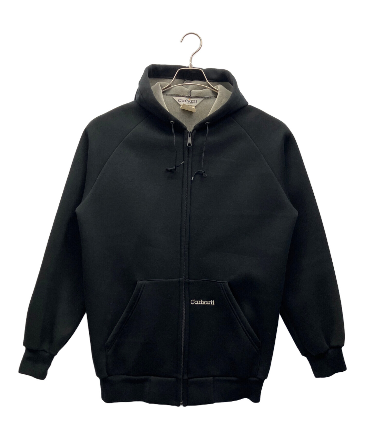 Carhartt カーハート ジップパーカー 古着 80s Carhartt zip up hoodie 裏サーマルの、アルミジップの古いやつ