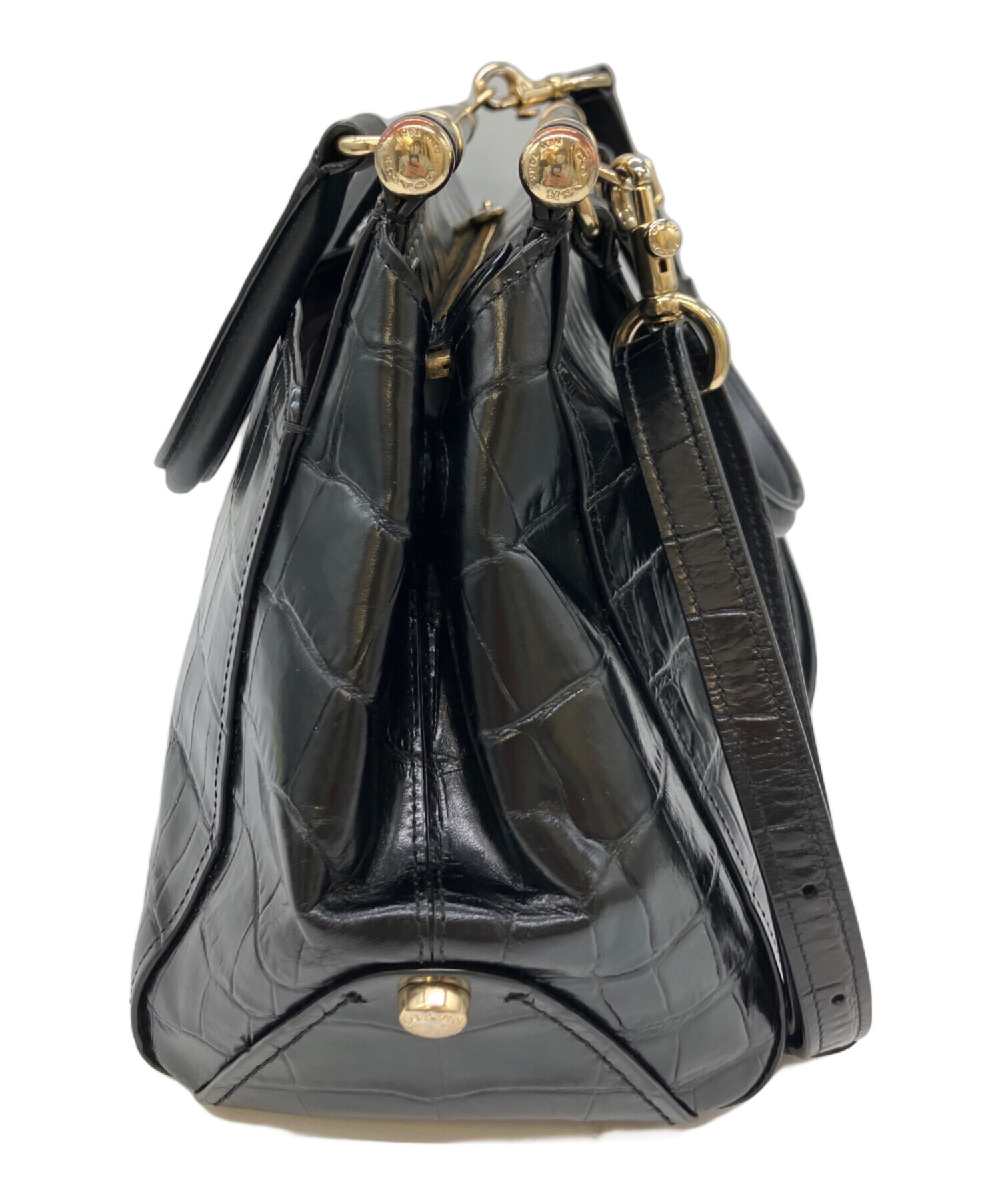 【未使用品】COACH 2WAYバッグ 中古・古着通販】COACH (コーチ) 2WAYバッグ ブルー｜ブランド・古着