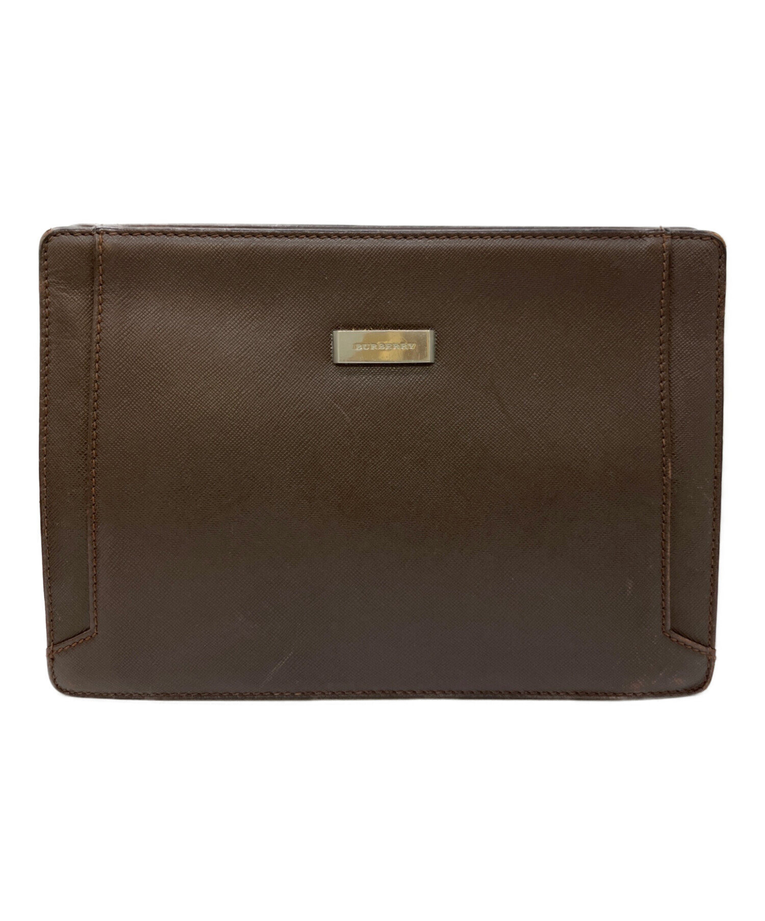 中古・古着通販】BURBERRY (バーバリー) セカンドバッグ ブラウン