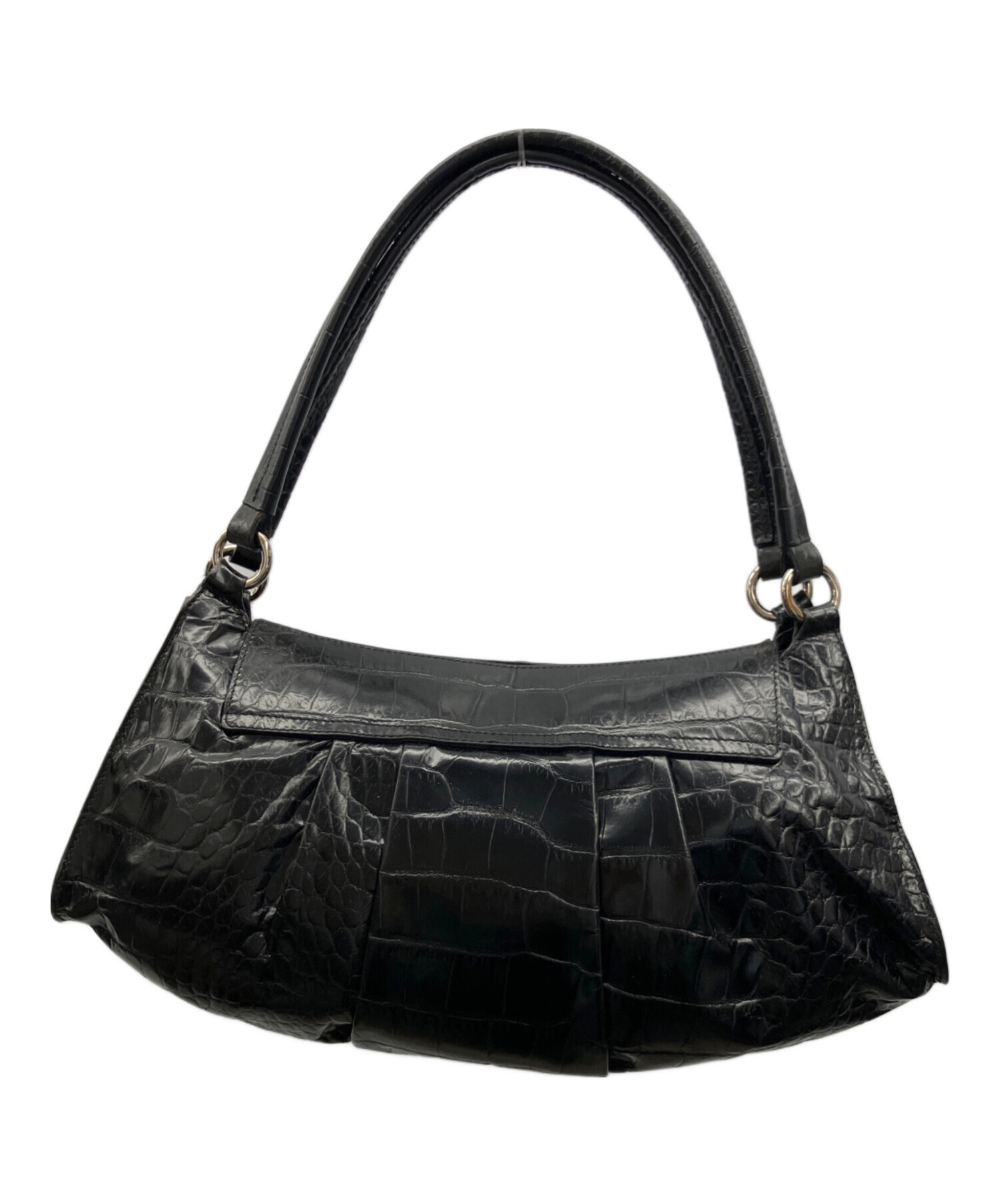 中古・古着通販】FURLA (フルラ) ハンドバッグ ブラック｜ブランド 