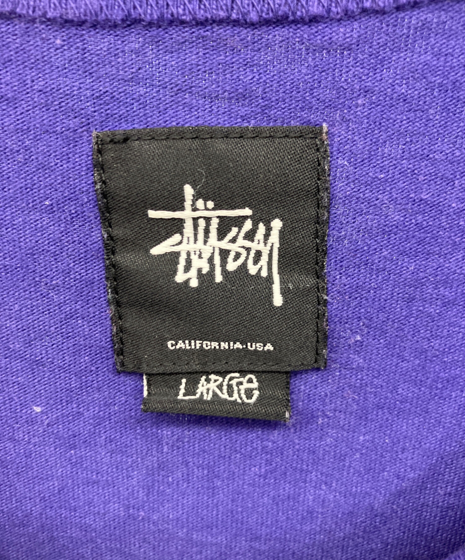 中古・古着通販】stussy (ステューシー) タンクトップ パープル サイズ