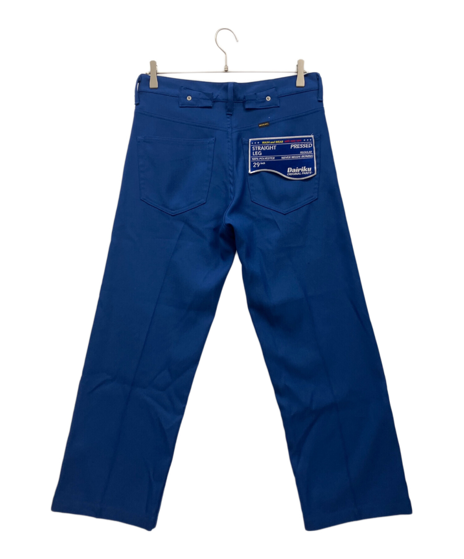 ひろマさ 中古・古着通販】DAIRIKU (ダイリク) スラックス ブルー サイズ:29inc