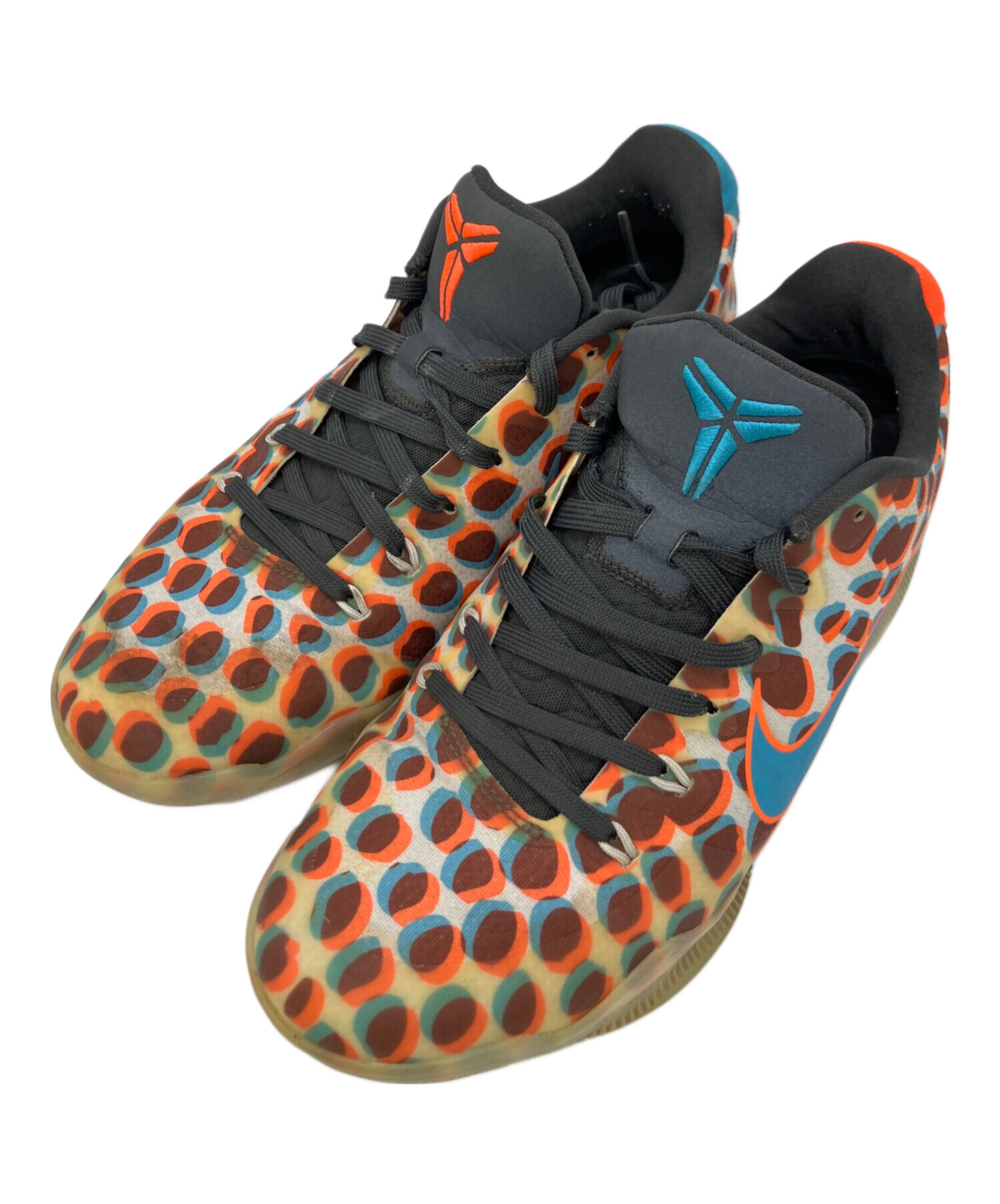 中古・古着通販】NIKE (ナイキ) スニーカー オレンジ×ブルー サイズ:27