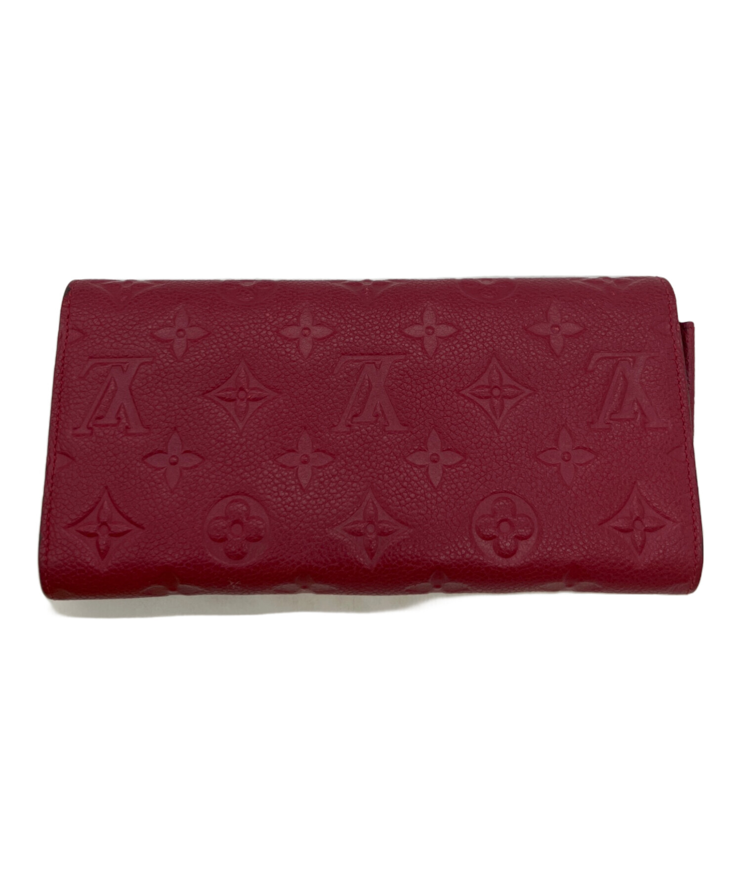 中古・古着通販】LOUIS VUITTON (ルイ ヴィトン) 長財布 レッド