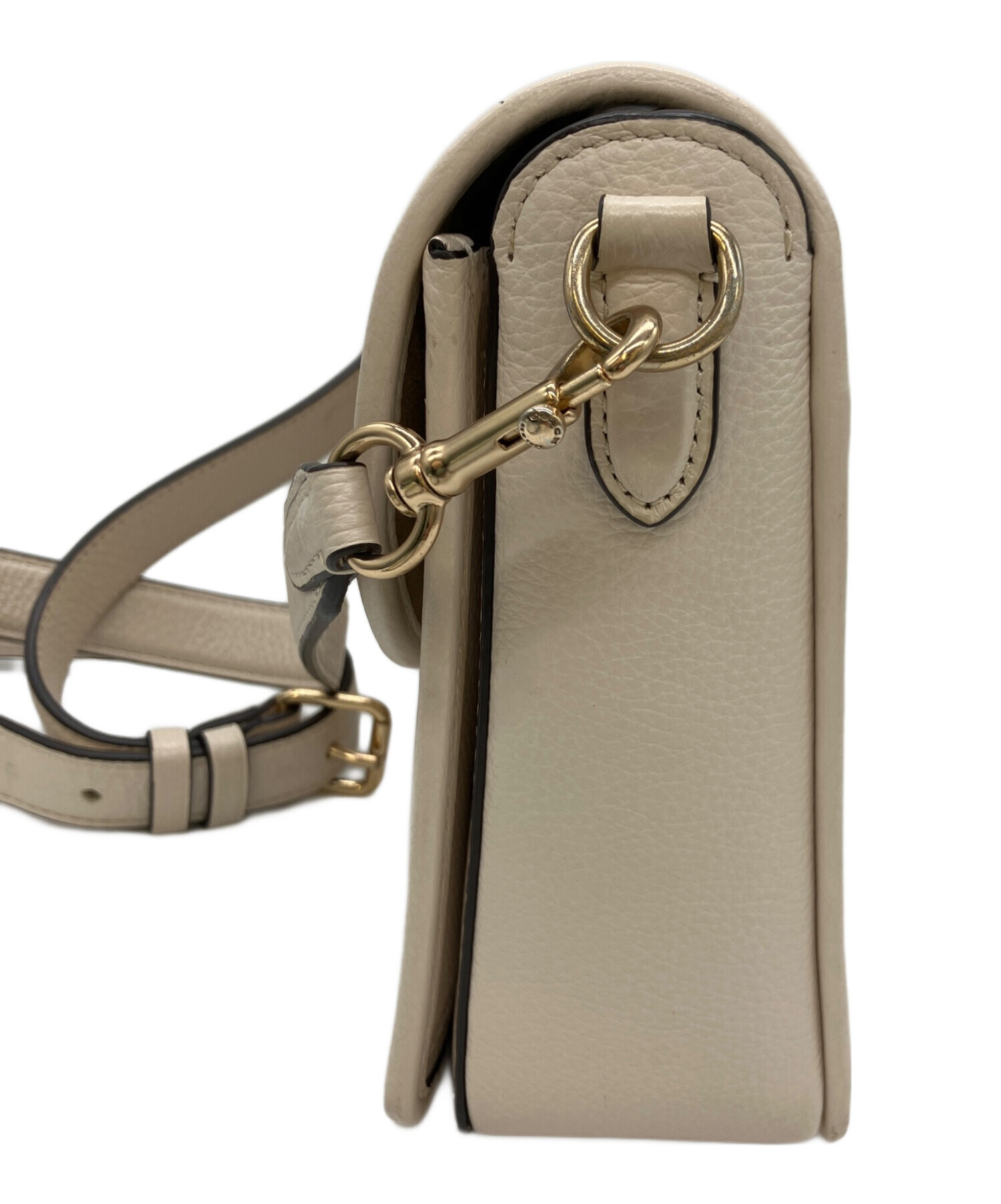 中古・古着通販】COACH (コーチ) ショルダーバッグ ベージュ｜ブランド 