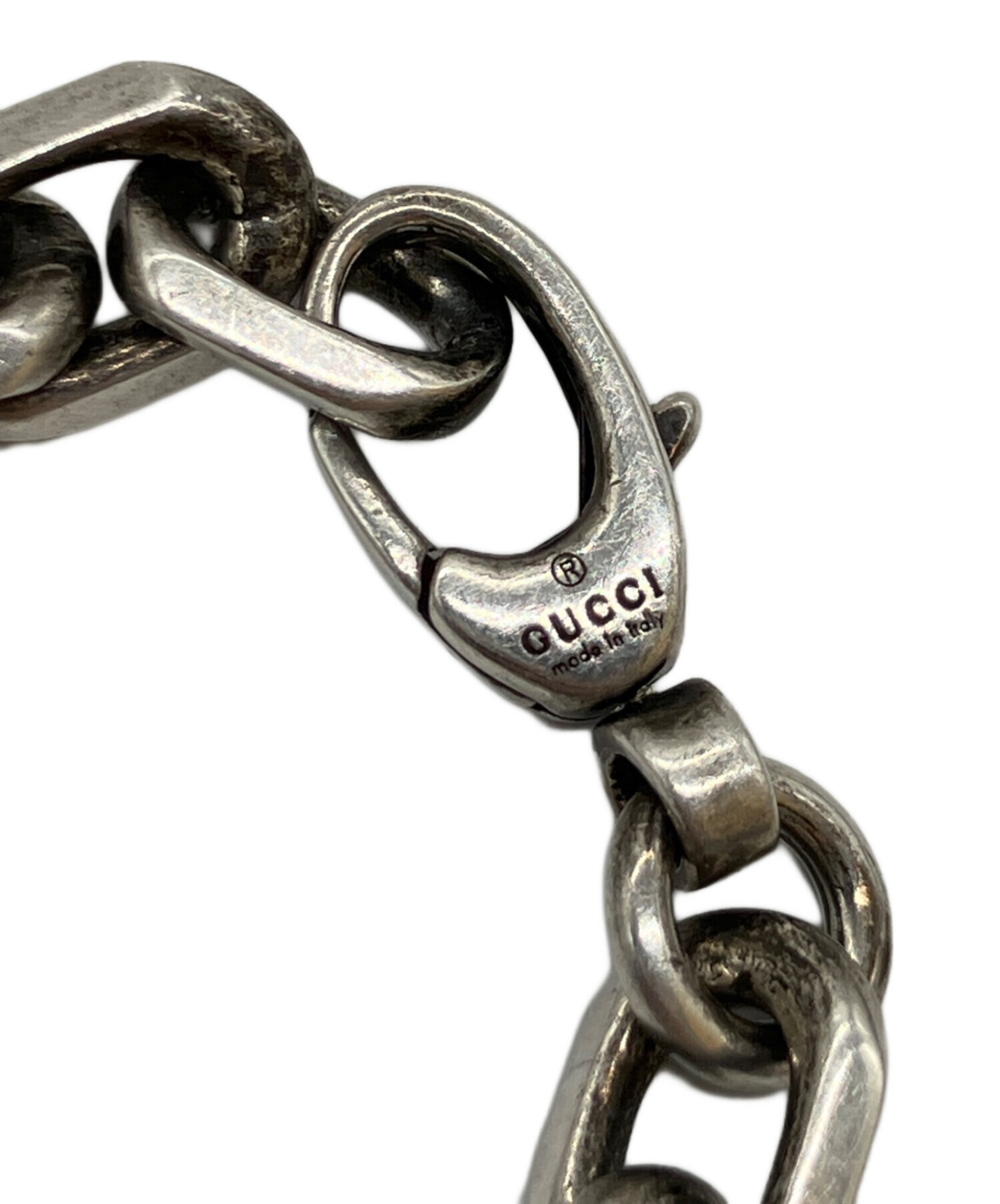 中古・古着通販】GUCCI (グッチ) ブレスレット シルバー｜ブランド