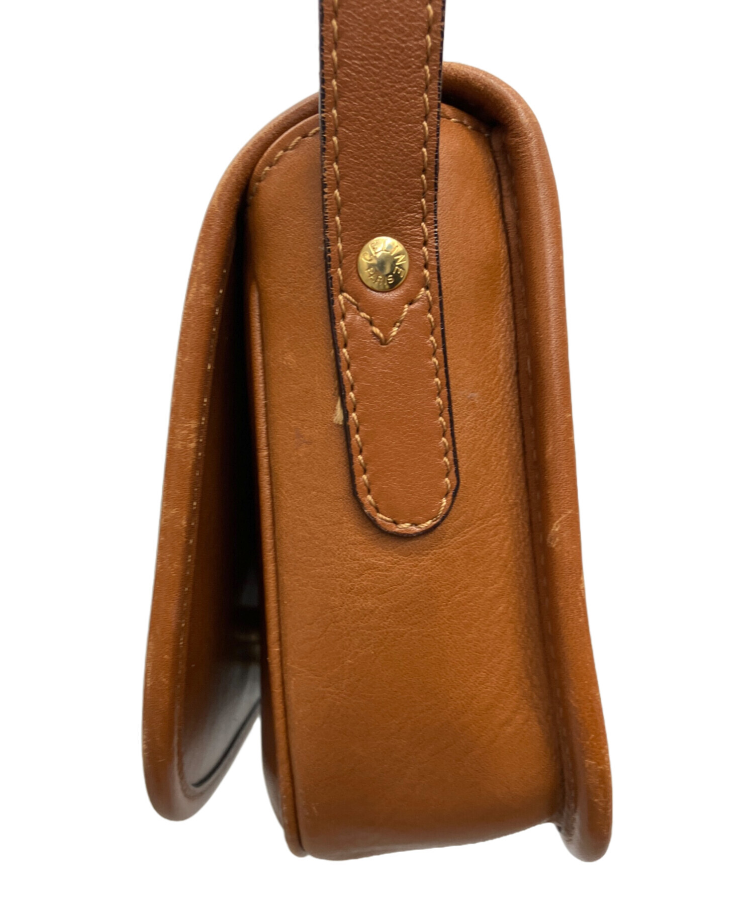 中古・古着通販】CELINE (セリーヌ) ショルダーバッグ ブラウン