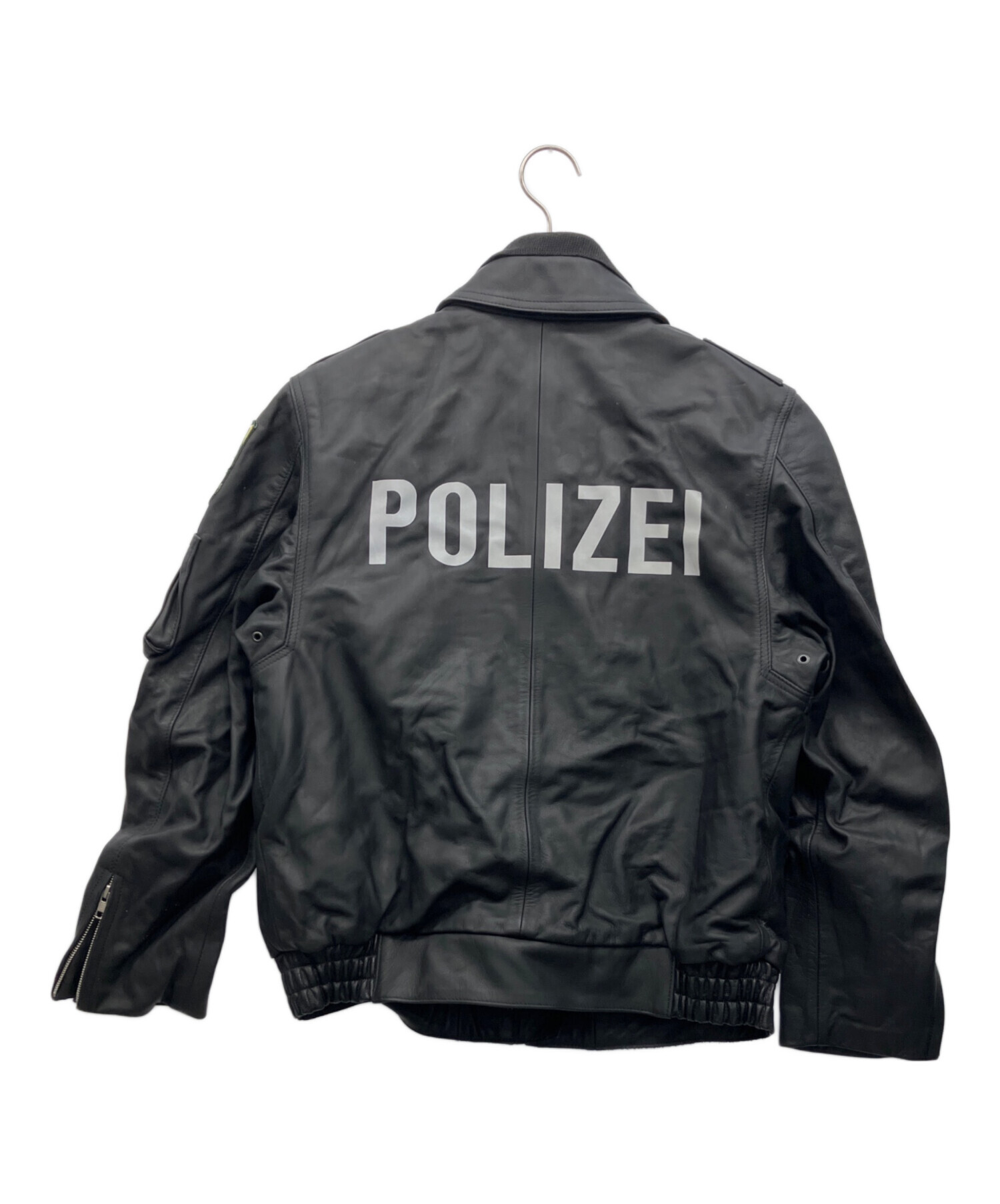 VINTAGE 90s POLIZEI レザージャケット 中古・古着通販】POLIZEI BECKUMER LEDER (ポリツァイ ベックマー