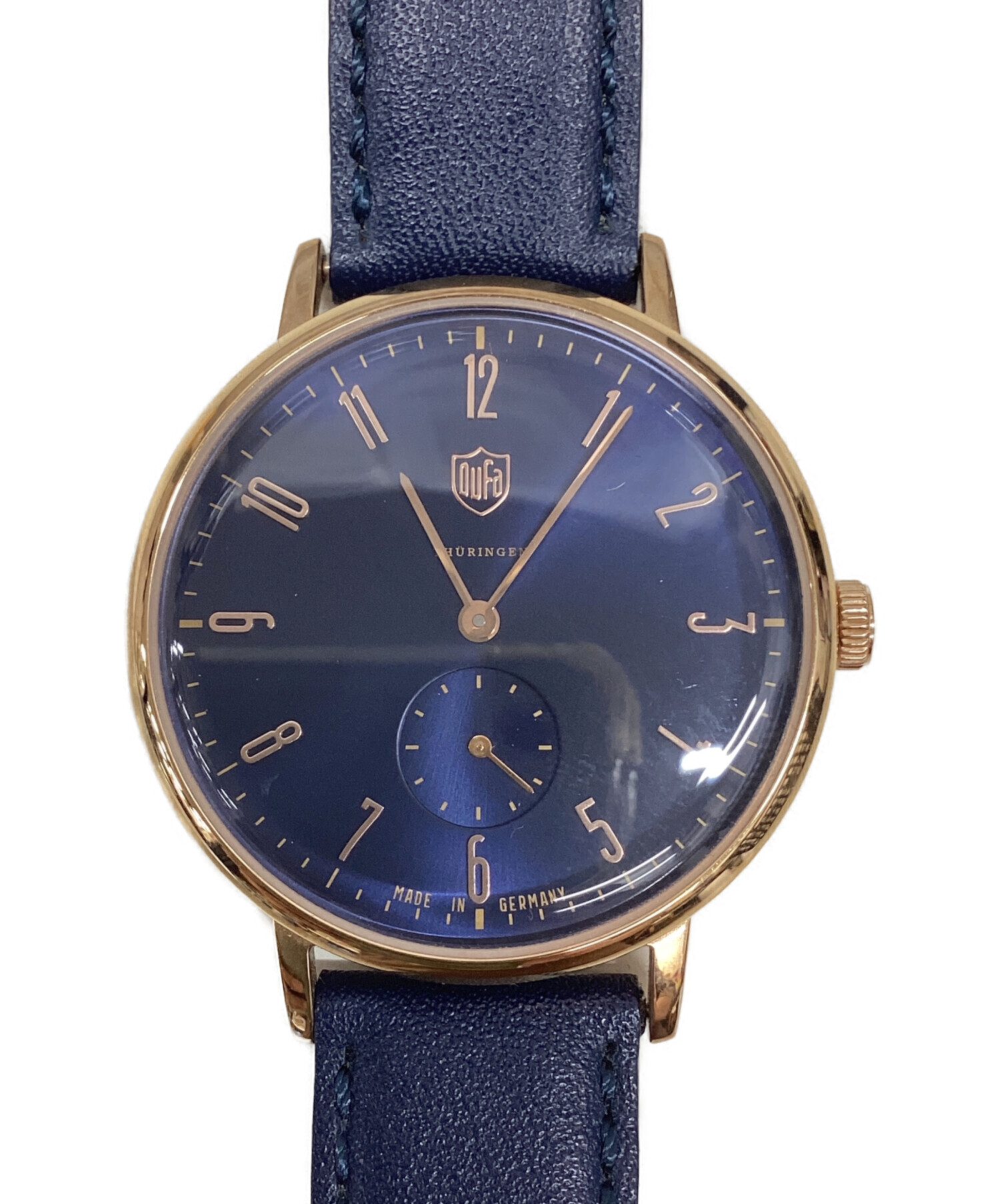 【美品・DUFA（ドゥッファ） 】腕時計 ネイビー×ゴールド　中古 中古・古着通販】DUFA (ドゥッファ) 腕時計｜ブランド・古着通販