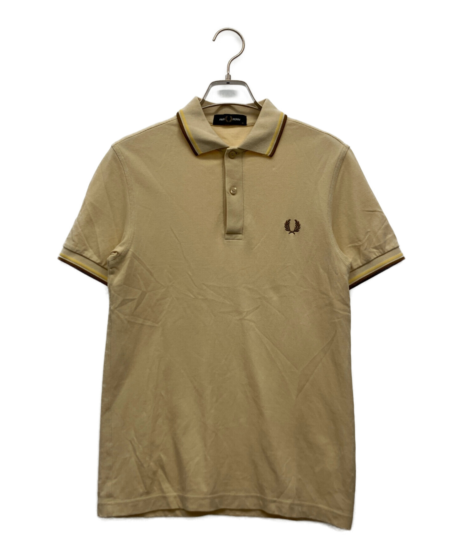 中古・古着通販】FRED PERRY (フレッドペリー) ポロシャツ ベージュ
