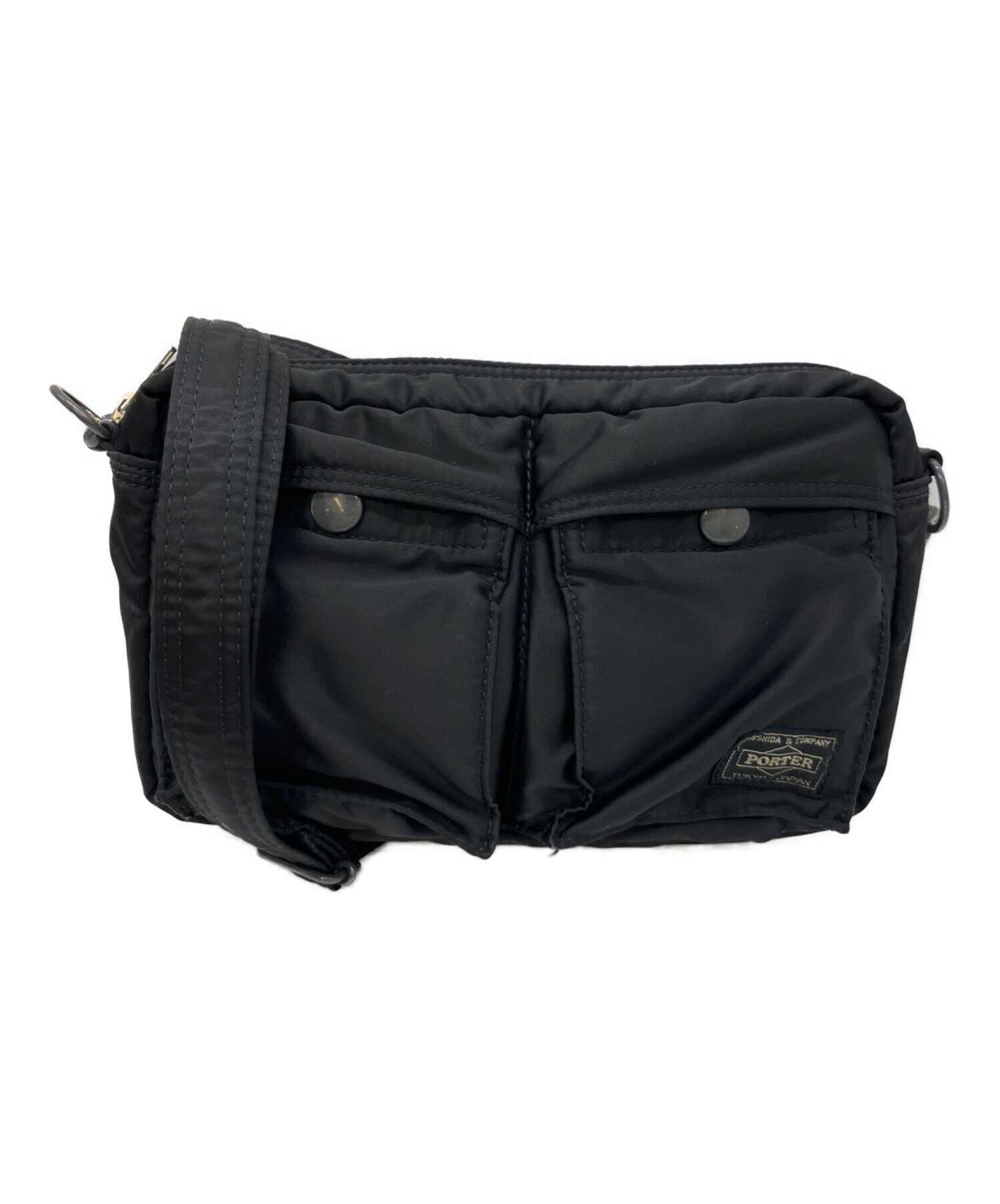 中古・古着通販】PORTER (ポーター) ショルダーバッグ ブラック 