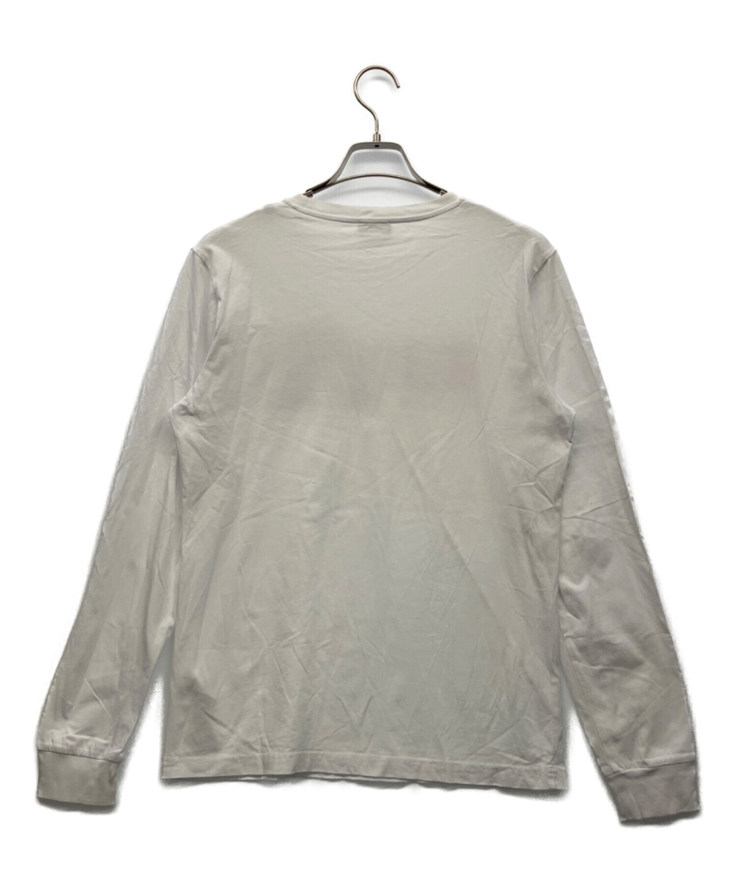 中古・古着通販】DIESEL (ディーゼル) 長袖カットソー ホワイト サイズ 