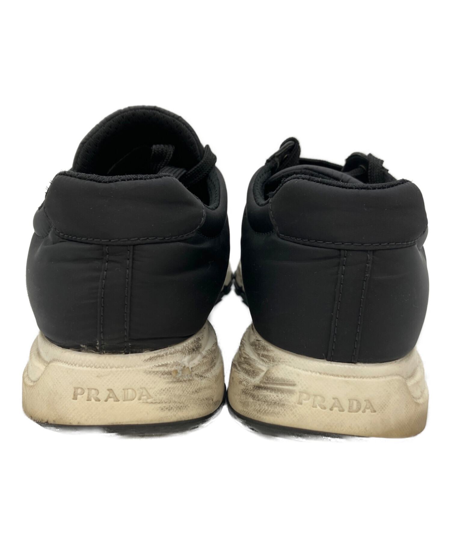 中古・古着通販】PRADA (プラダ) ローカットスニーカー ブラック 