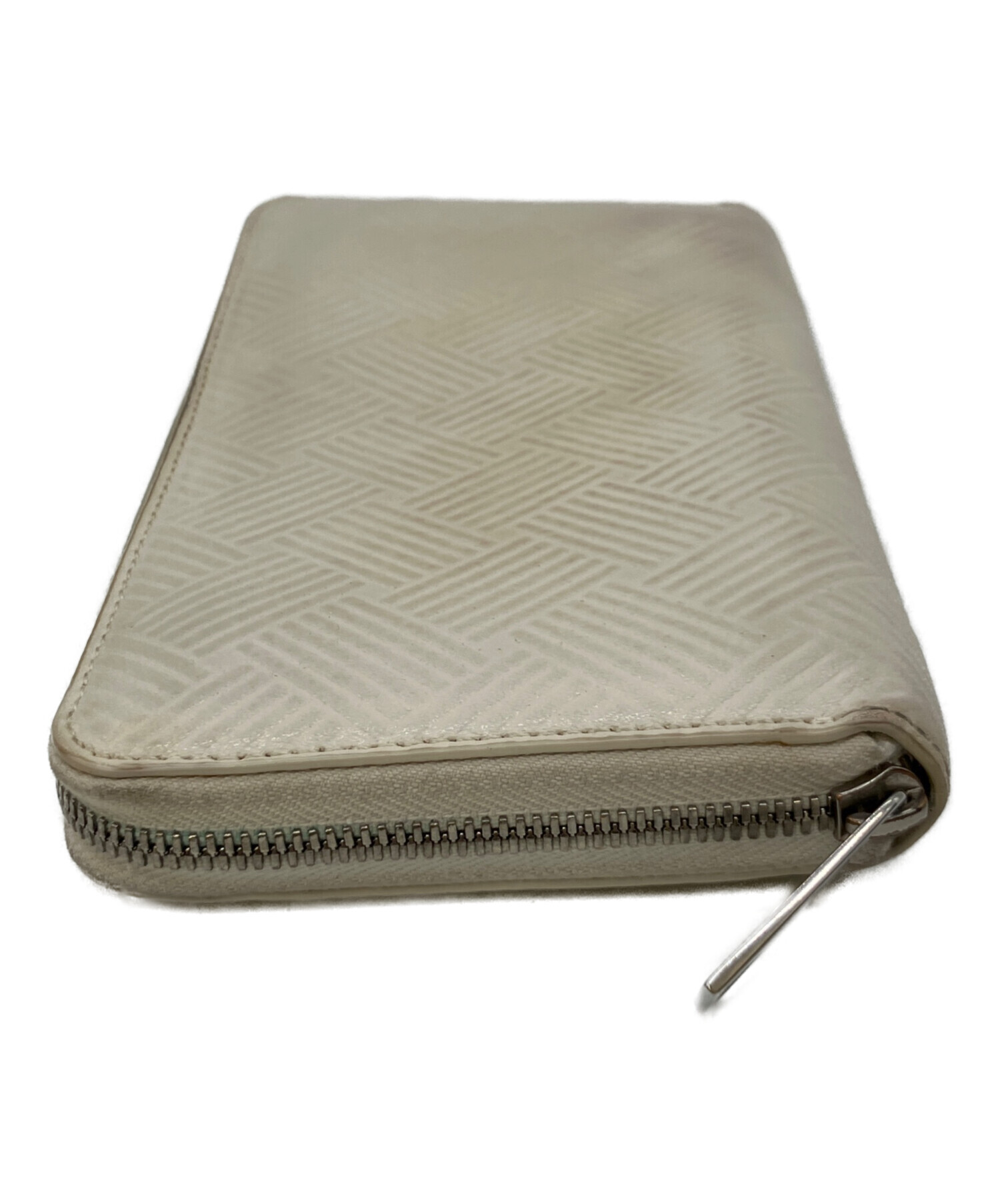中古・古着通販】BOTTEGA VENETA (ボッテガベネタ) 長財布 ホワイト 