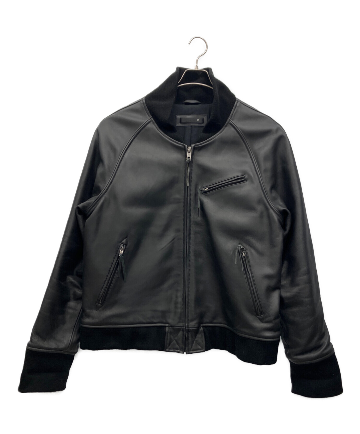 Liugoo Leathers ブラック レザージャケット 3L 中古・古着通販】LIUGOO LEATHERS (リューグーレザーズ) レザー