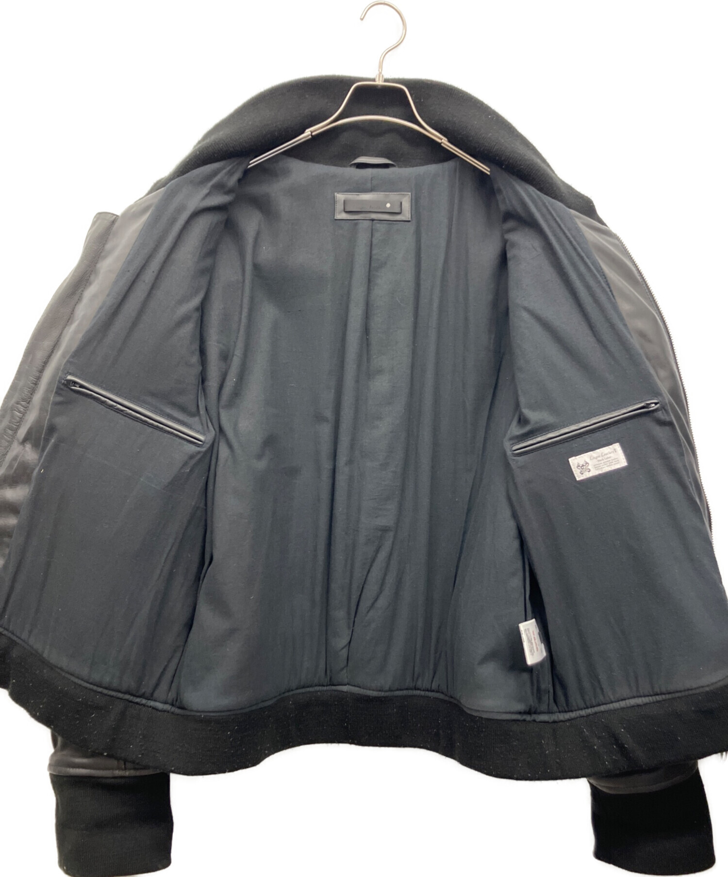 Liugoo Leathers ブラック レザージャケット 3L 中古・古着通販】LIUGOO LEATHERS (リューグーレザーズ) レザー