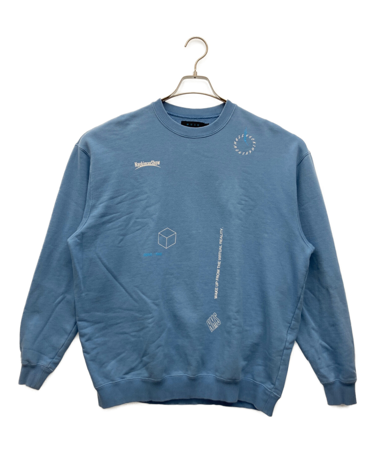 中古・古着通販】MUZE (ミューズ) スウェット スカイブルー サイズ:XL