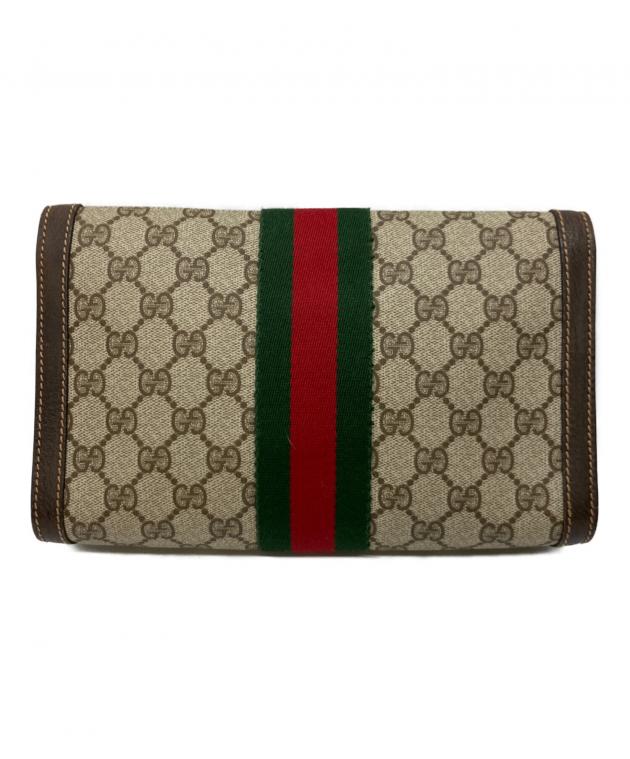 中古・古着通販】GUCCI (グッチ) クラッチバッグ ベージュ｜ブランド