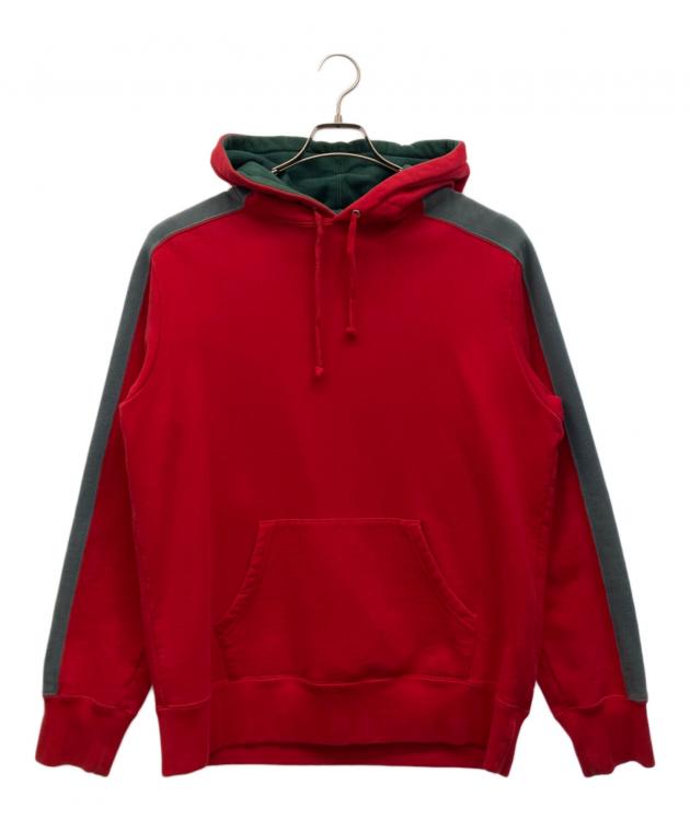 か*り様 Supreme パーカー レッド 中古・古着通販】SUPREME (シュプリーム) プルオーバーパーカー レッド