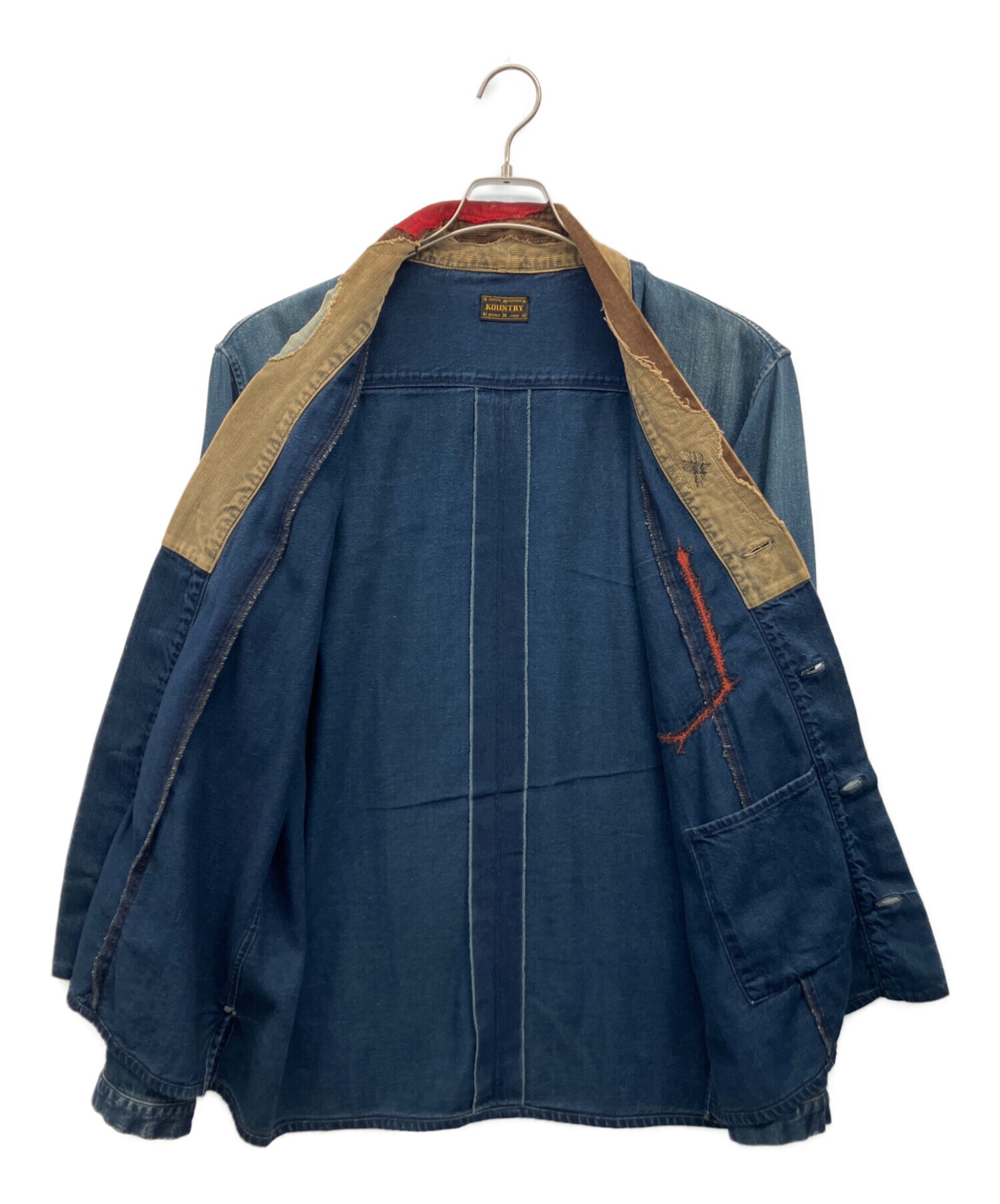 中古・古着通販】KAPITAL (キャピタル) リメイクジャケット インディゴ