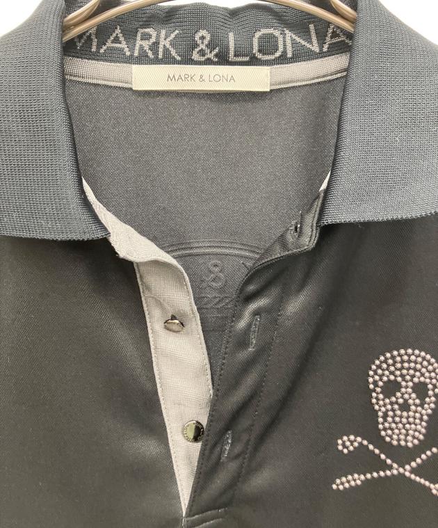 MARK & LONA ポロシャツ グレー サイズ50 中古・古着通販】MARK&LONA (マークアンドロナ) ポロシャツ ブラック