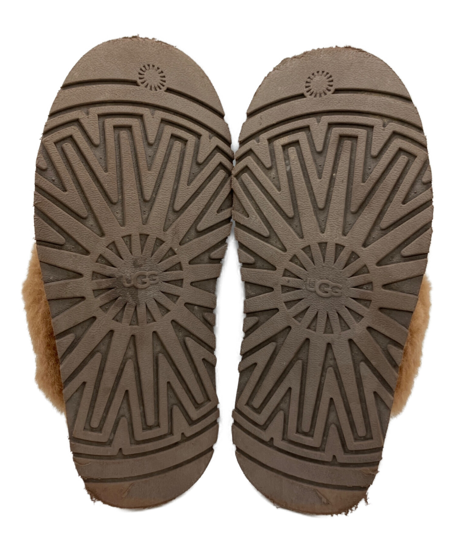 UGG ブラウン サンダルブラウン　サイズ7 中古・古着通販】UGG (アグ) サンダル ブラウン サイズ:24｜ブランド
