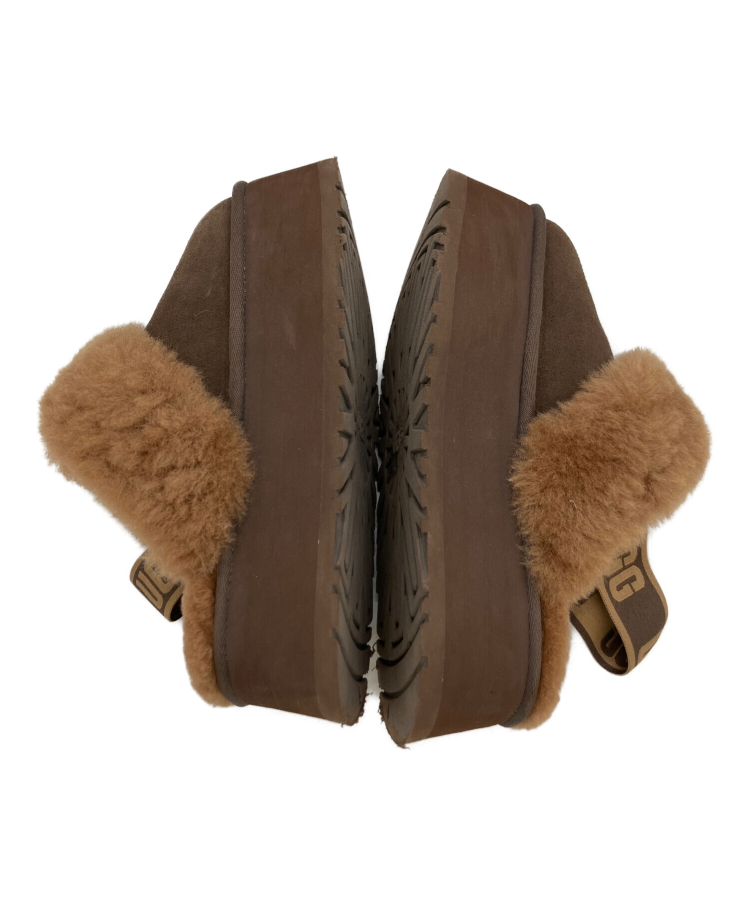 UGG ブラウン サンダルブラウン　サイズ7 中古・古着通販】UGG (アグ) サンダル ブラウン サイズ:24｜ブランド