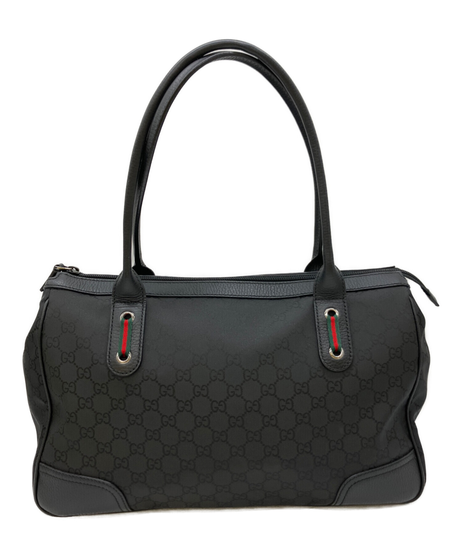 中古・古着通販】GUCCI (グッチ) トートバッグ ブラック｜ブランド 