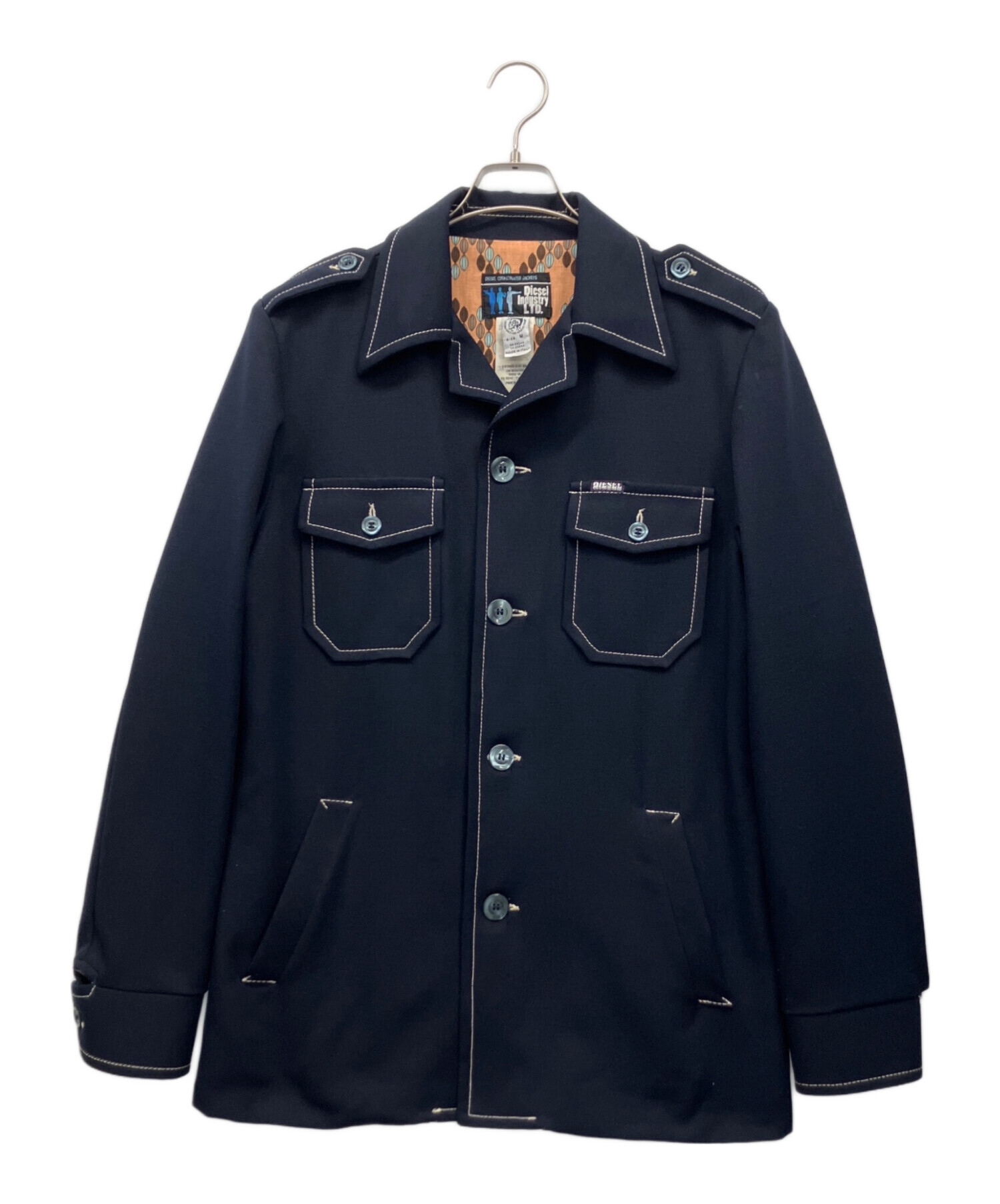 中古・古着通販】DIESEL (ディーゼル) ウェスタンジャケット ネイビー