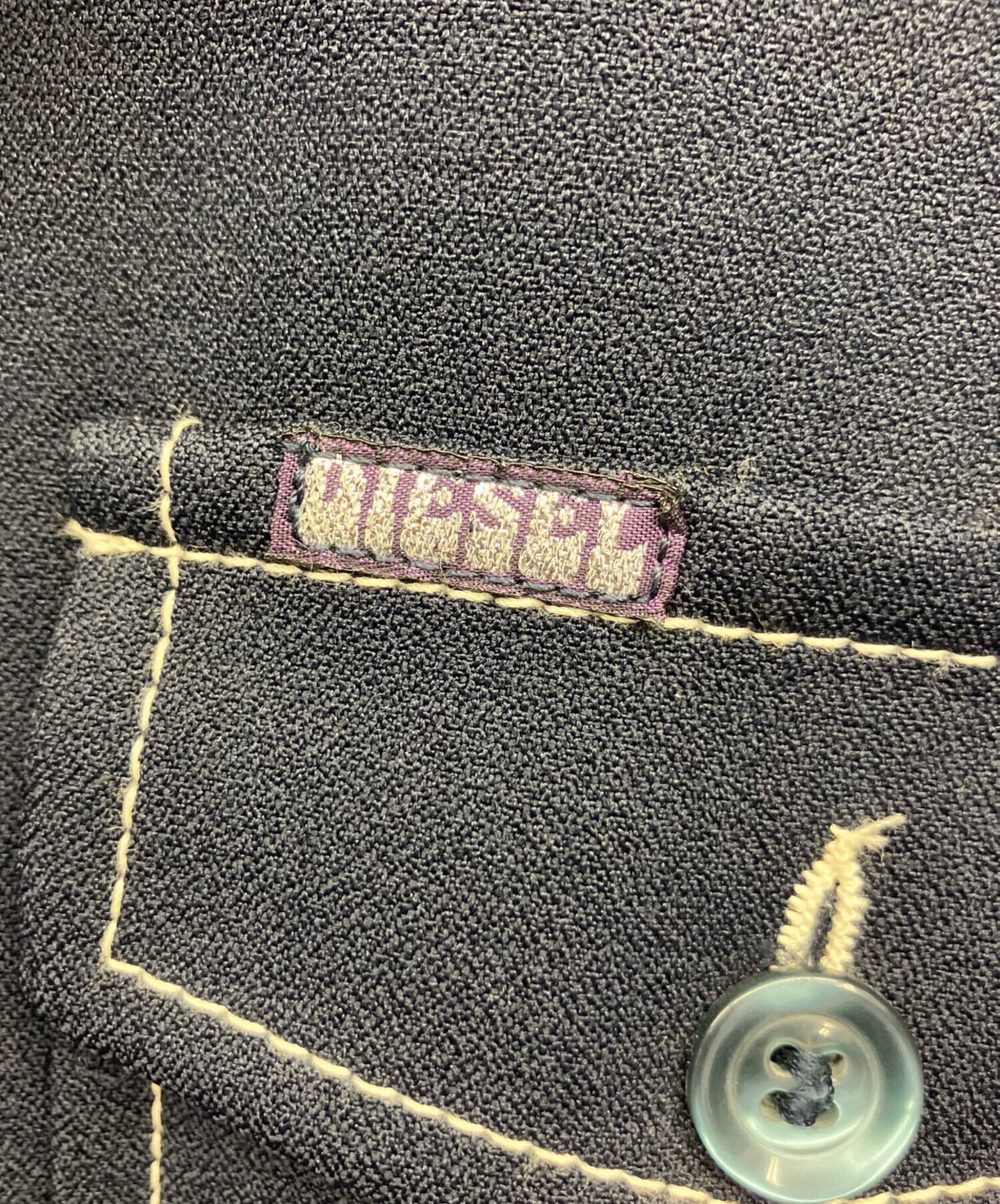 中古・古着通販】DIESEL (ディーゼル) ウェスタンジャケット ネイビー