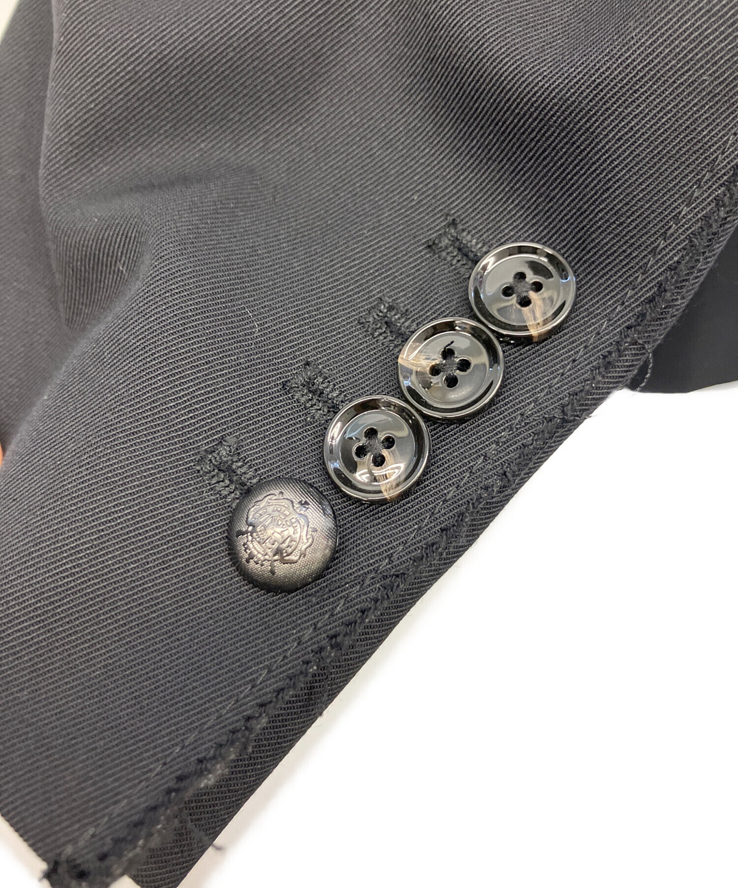 中古・古着通販】DIESEL (ディーゼル) テーラードジャケット ブラック