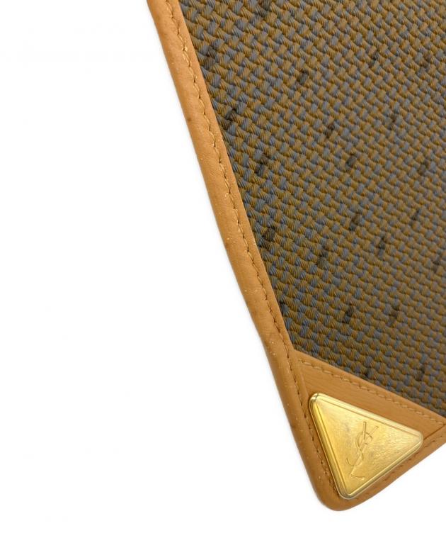 Yves Saint Laurent ブラウン クラッチバッグ 中古・古着通販】Yves Saint Laurent (イヴサンローラン) クラッチ