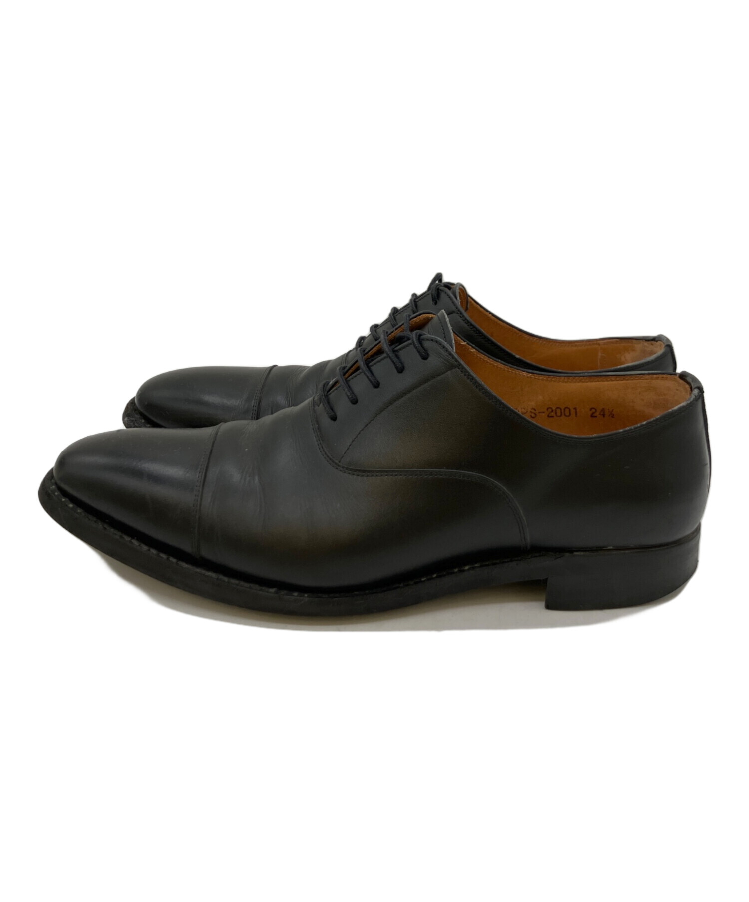 SCOTCH GRAIN 26 1/2 ストレートチップ　ブラックシューズ 中古・古着通販】SCOTCH GRAIN (スコッチグレイン) ストレートチップ