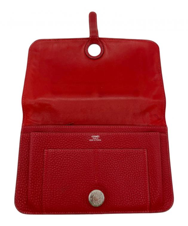 中古・古着通販】HERMES (エルメス) 長財布 レッド｜ブランド・古着