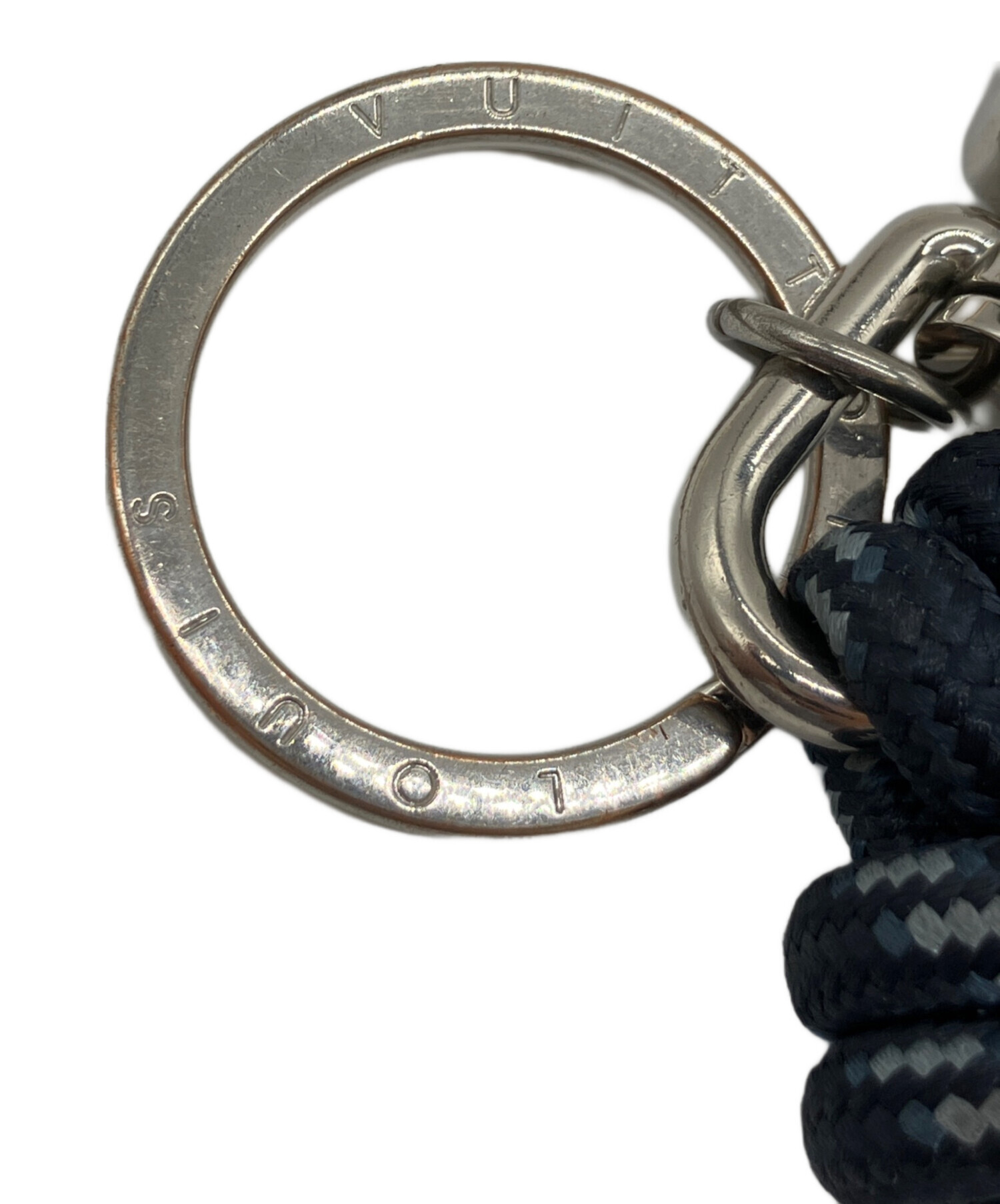ルイヴィトン ポルトクレ ノットロープ キーリング M66837 シルバー 中古・古着通販】LOUIS VUITTON (ルイ ヴィトン) ポルトクレ・ノット