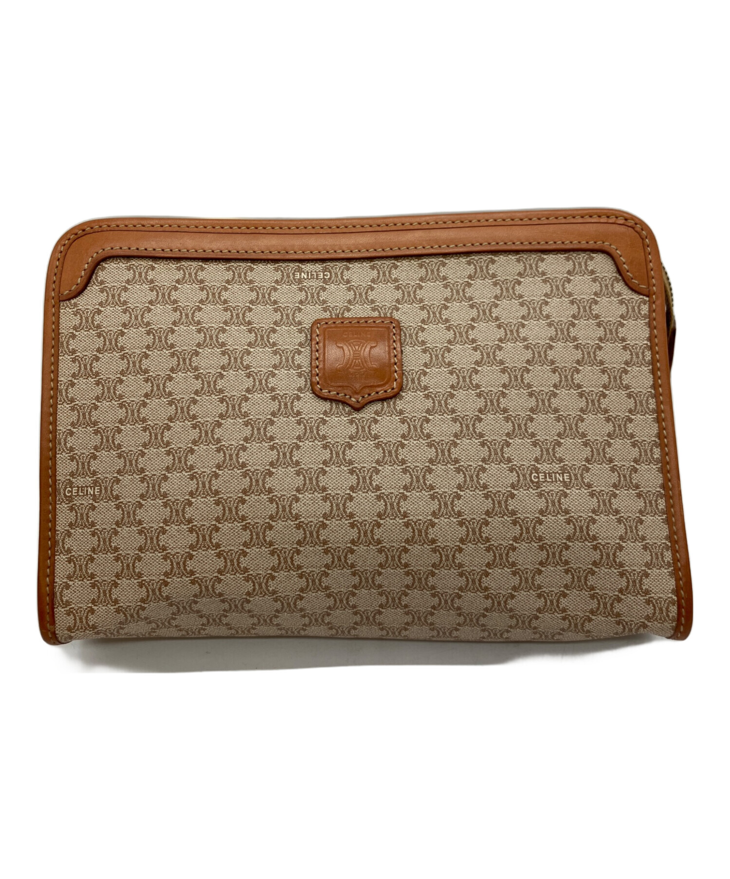【希少】【廃盤品】セリーヌ　CELINE クラッチバッグ ベージュ 中古・古着通販】CELINE (セリーヌ) クラッチバッグ ベージュ