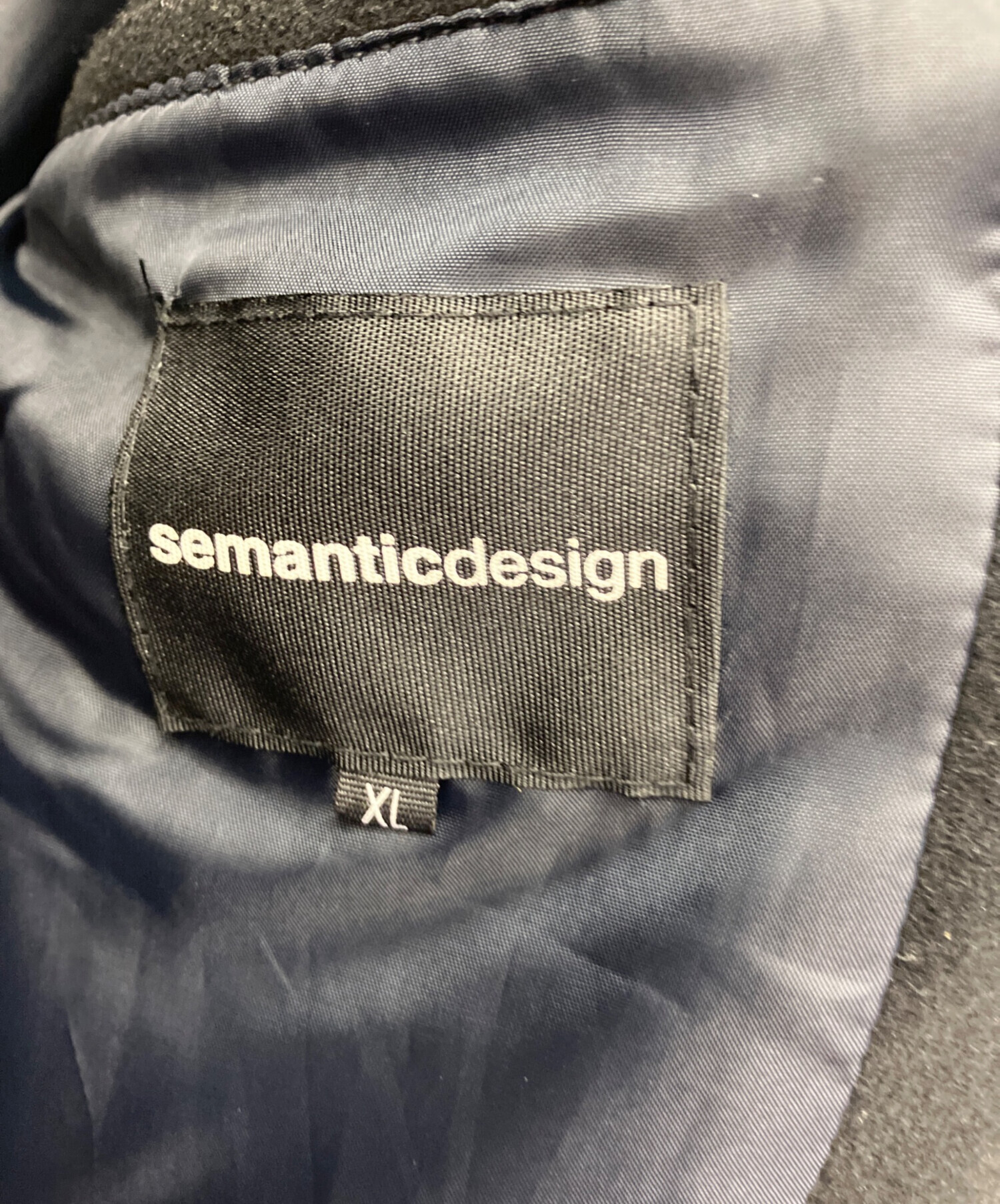 semanticdesignセマンティックデザイン　アウター　タグ付き未使用 中古・古着通販】SEMANTIC DESIGN (セマンティックデザイン) フード