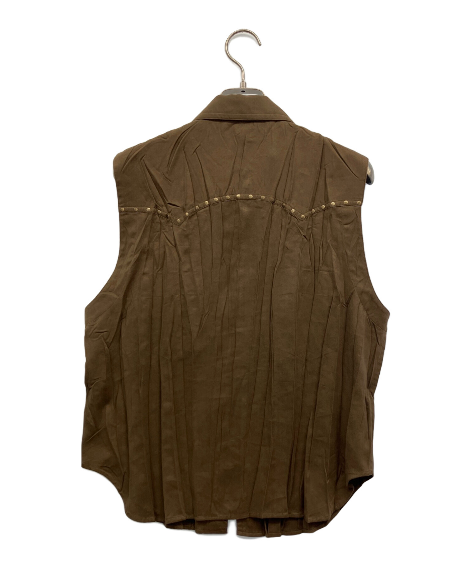 中古・古着通販】ISSEY MIYAKE (イッセイミヤケ) ノースリーブシャツ 